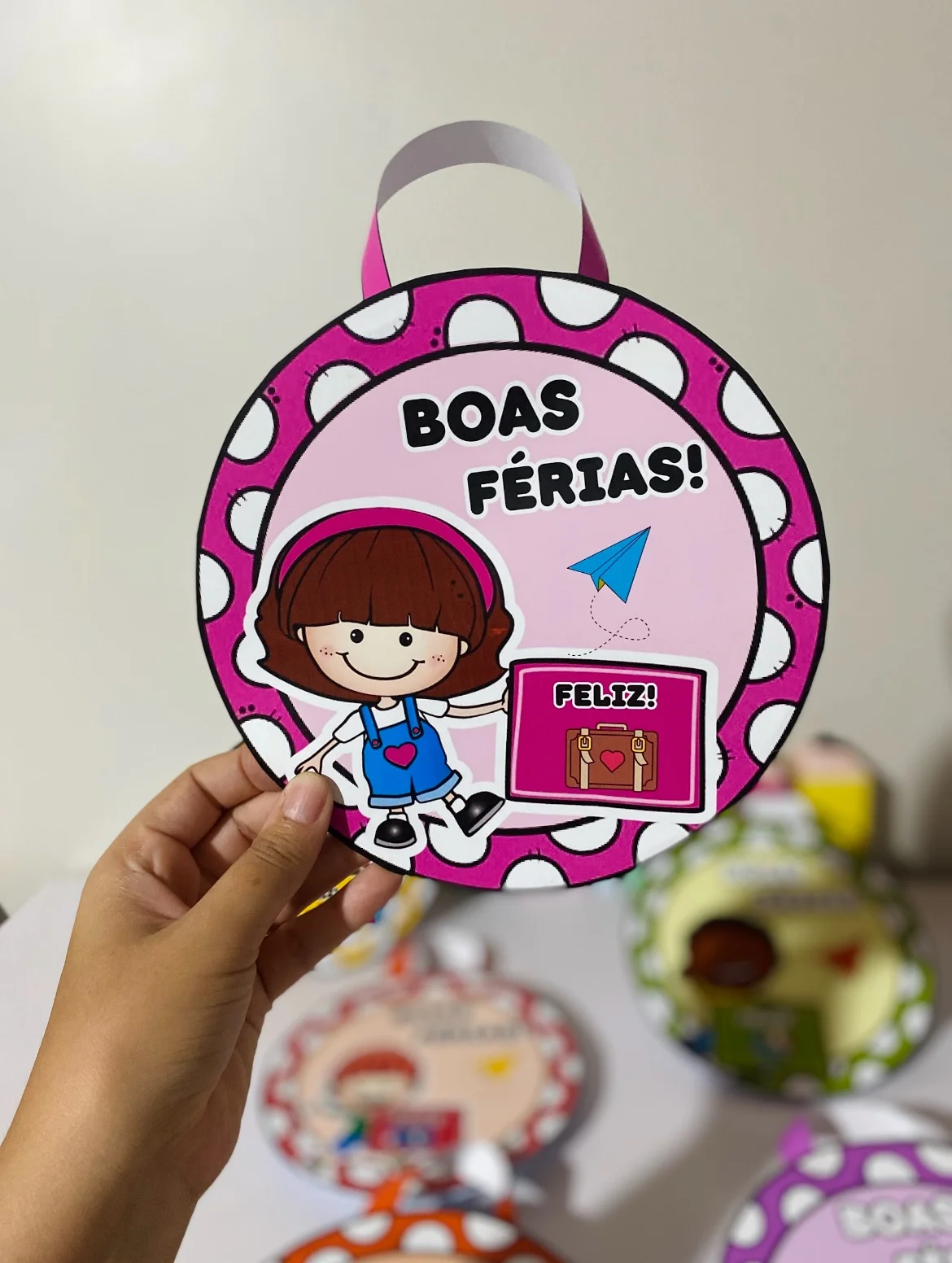 Lembrancinha Boas Férias — amostra 5: Prepare um mimo especial, econômico e super rápido de montar para encerrar o ano…