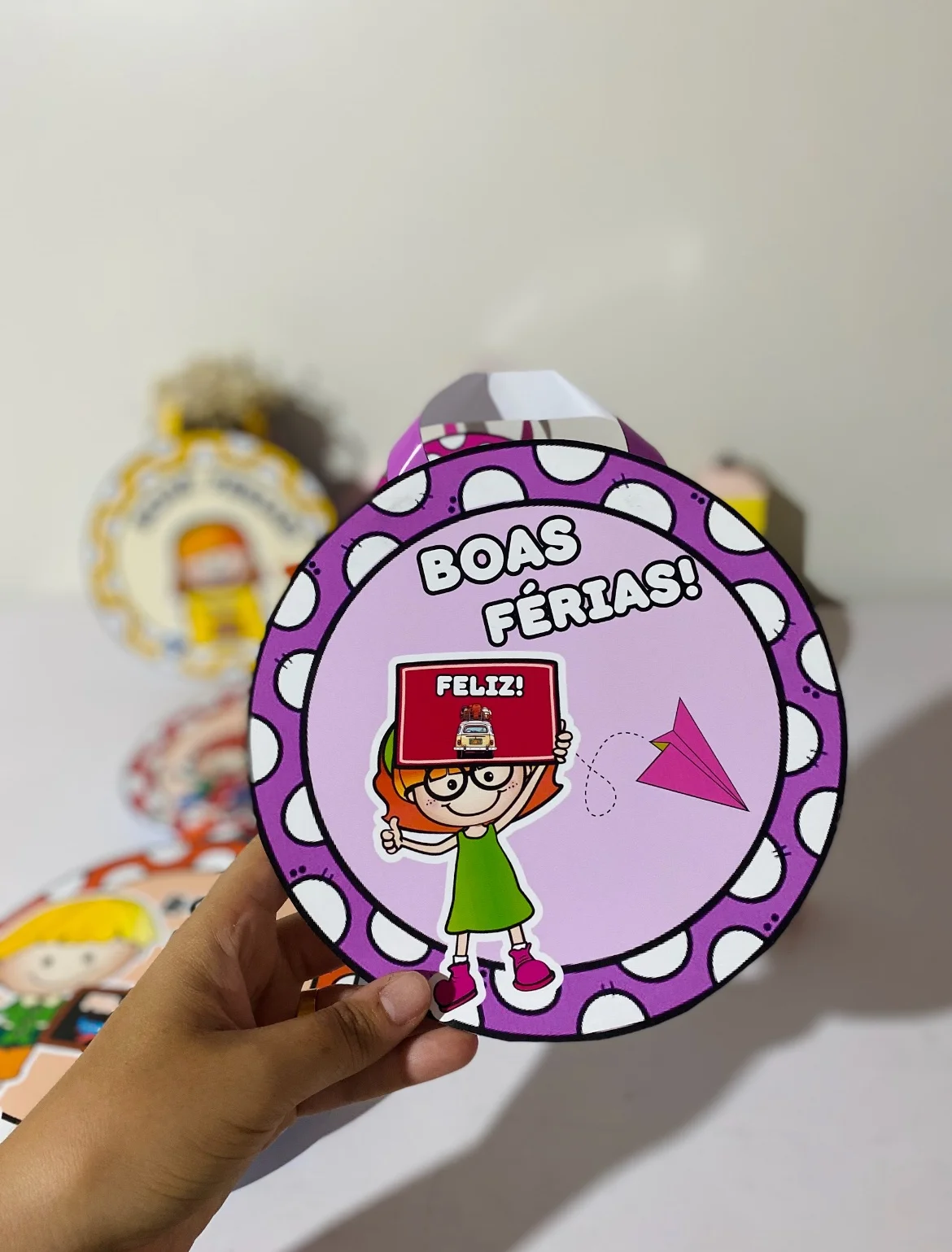 Lembrancinha Boas Férias — amostra 6: Prepare um mimo especial, econômico e super rápido de montar para encerrar o ano…