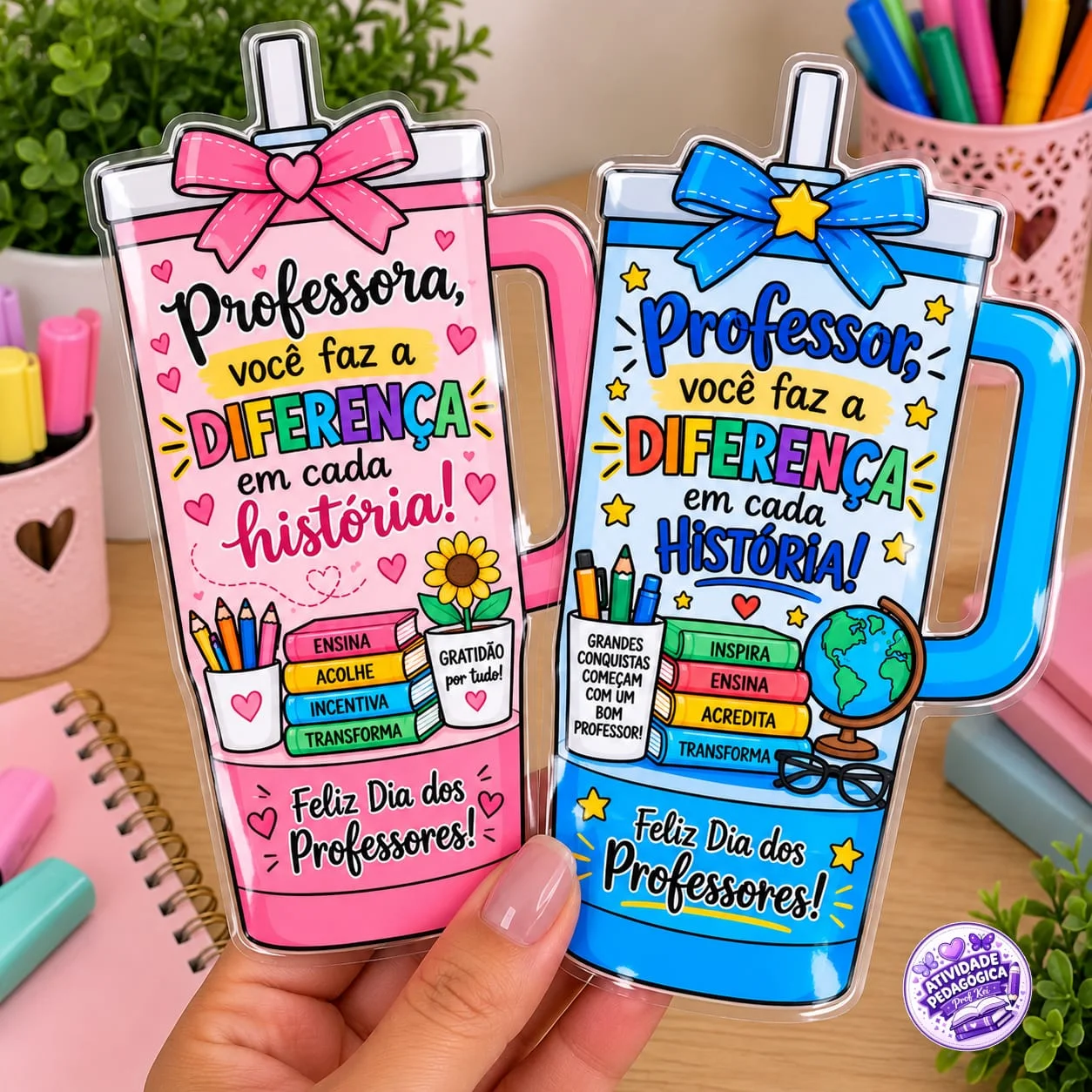 LEMBRANCINHA COPO – DIA DOS PROFESSORES 💖🥤 — capa do material