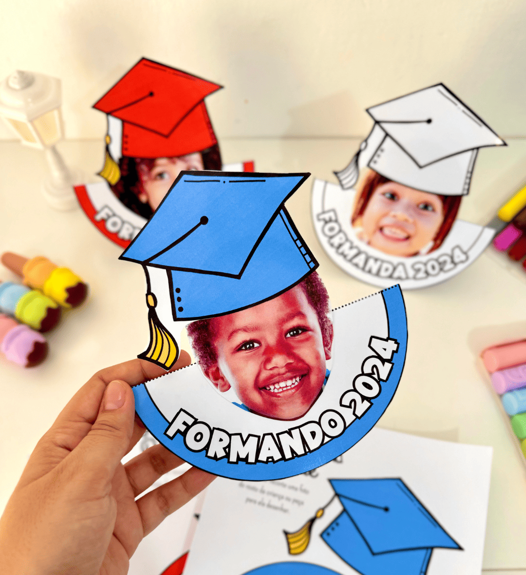 Lembrancinha de formatura: quadro dançante para Educação Infantil — amostra 4: Para quem é indicado