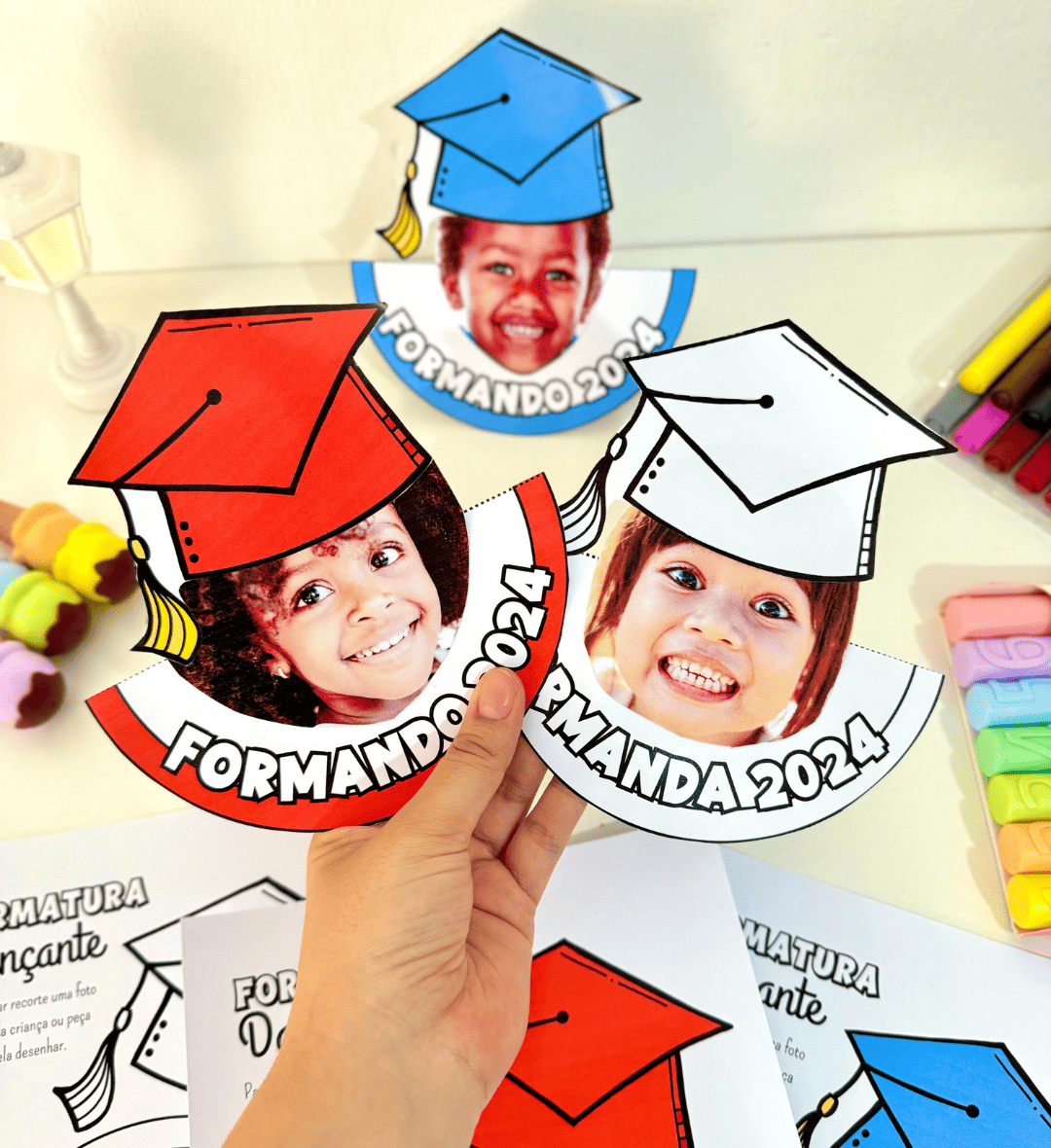 Lembrancinha de formatura: quadro dançante para Educação Infantil — capa do material