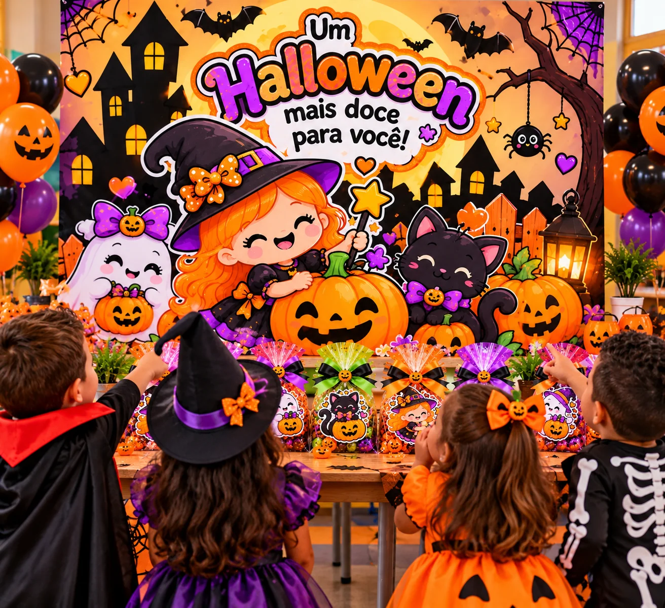 LEMBRANCINHA DE HALLOWEEN AVENTURA NA ESCOLA — amostra 1: ✨ Uma lembrancinha linda, criativa e superespecial para deixar o…