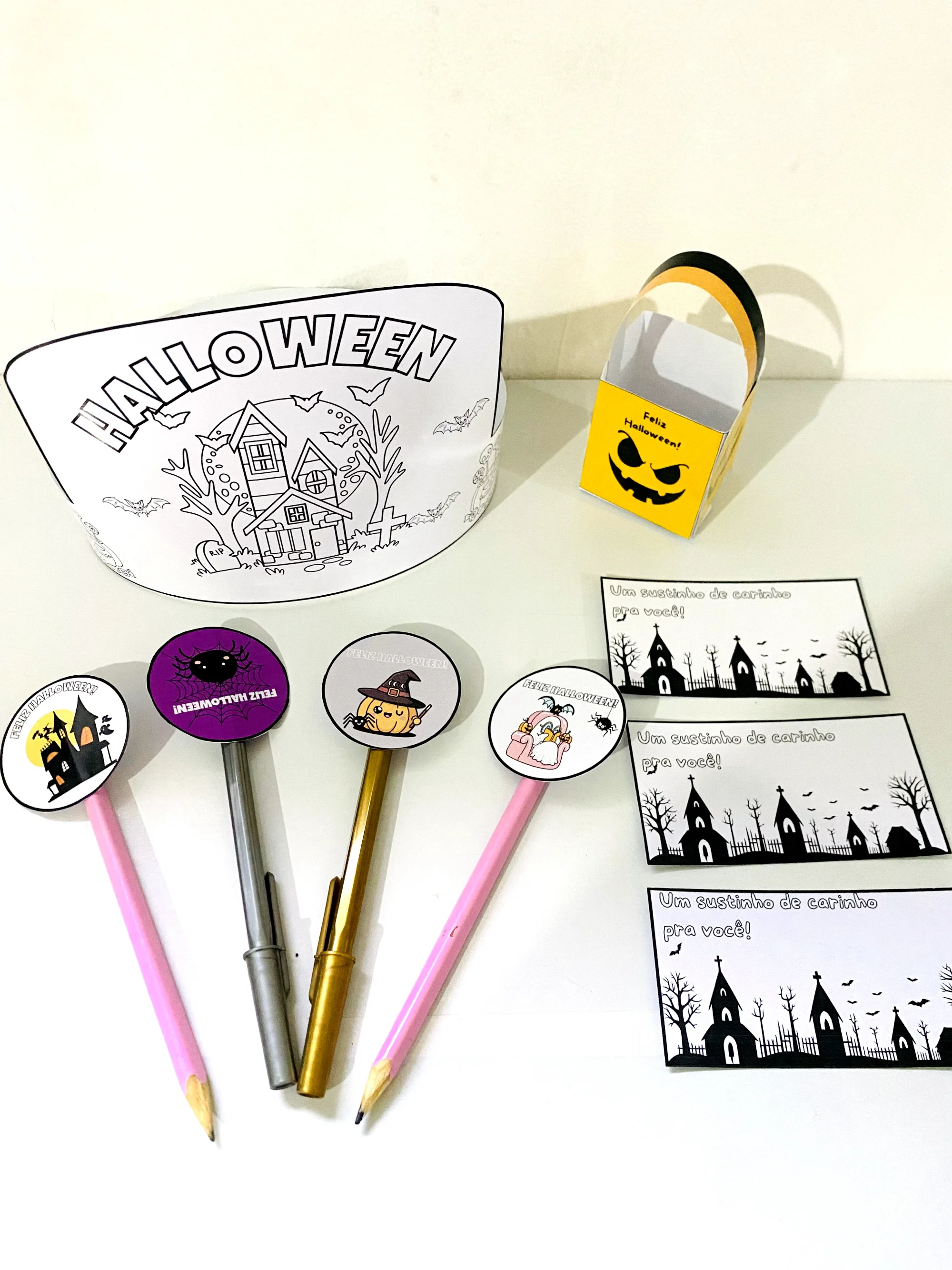 Lembrancinha de Halloween: Kit Criativo e Divertido — Apostilas para Educação Infantil: Kit Halloween pedagógico com…