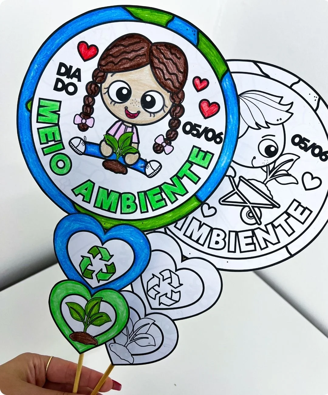 Lembrancinha de meio ambiente para imprimir – Educação Infantil — Datas comemorativas para Educação Infantil: Transforme a…