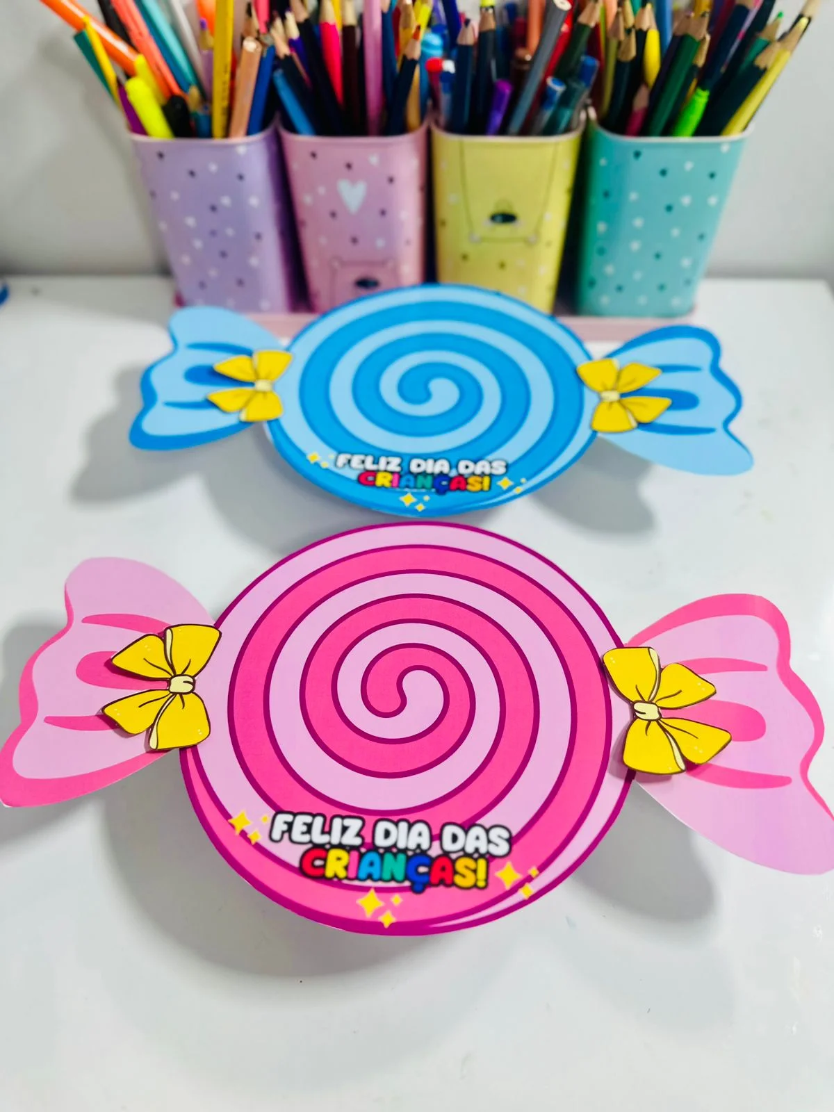 Lembrancinha dia das crianças bala gigante — amostra 1: 🍭 Arquivo Dia das Crianças – Lembrancinha em formato de doce 🍭…