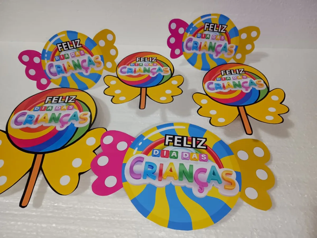 Lembrancinha Dia das Crianças – Lembrancinha Escolar — amostra 2: O material conta com 2 modelos de lembrancinha infantil,…