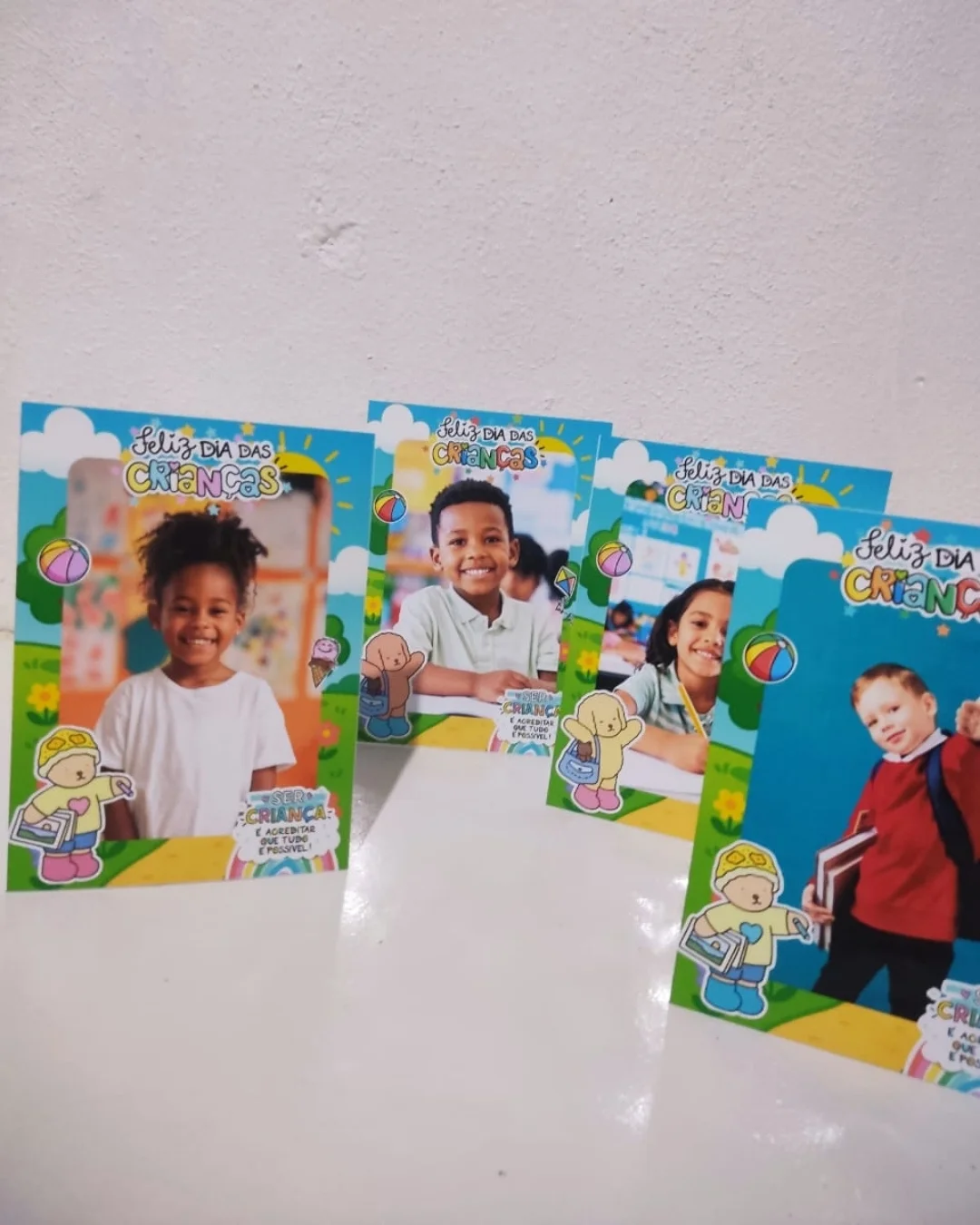 LEMBRANCINHA DIA DAS CRIANÇAS – PORTA-RETRATO BOBBIE GOODS — amostra 2: Que tal presentear os pequenos com uma lembrancinha…