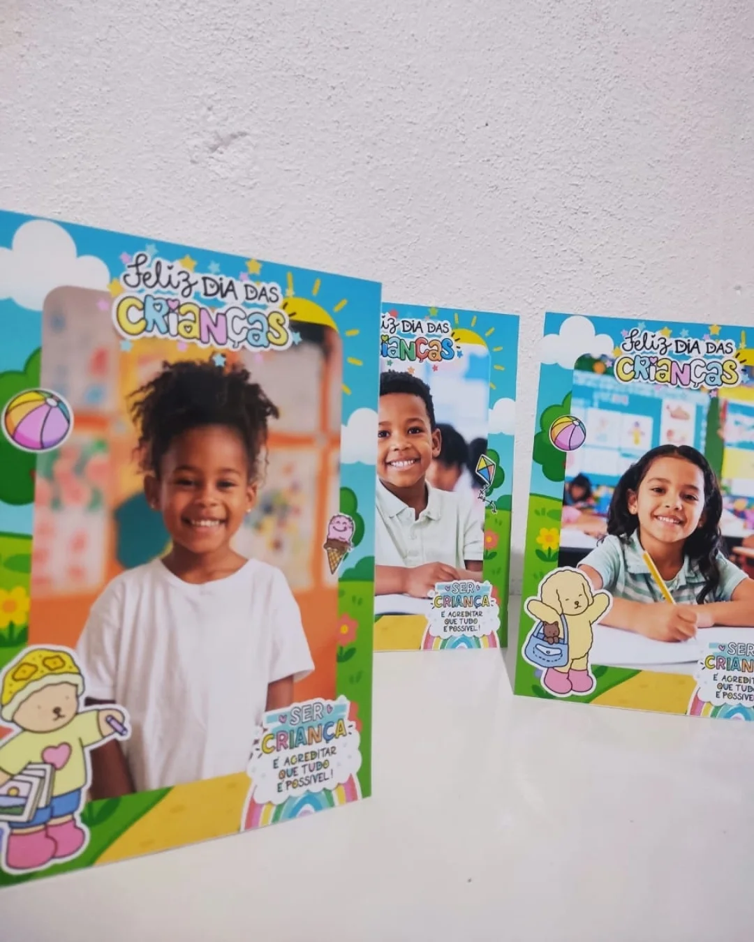 LEMBRANCINHA DIA DAS CRIANÇAS – PORTA-RETRATO BOBBIE GOODS — amostra 3: Que tal presentear os pequenos com uma lembrancinha…