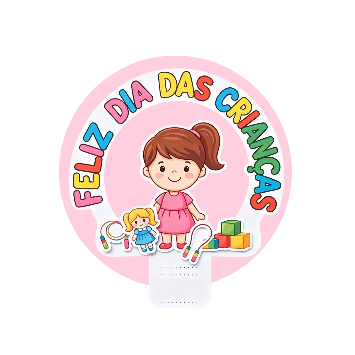 Lembrancinha Dia das Crianças - Tag Circular Brinquedos Educação Infantil Pdf — amostra 1: Por que escolher nossa Tag para…