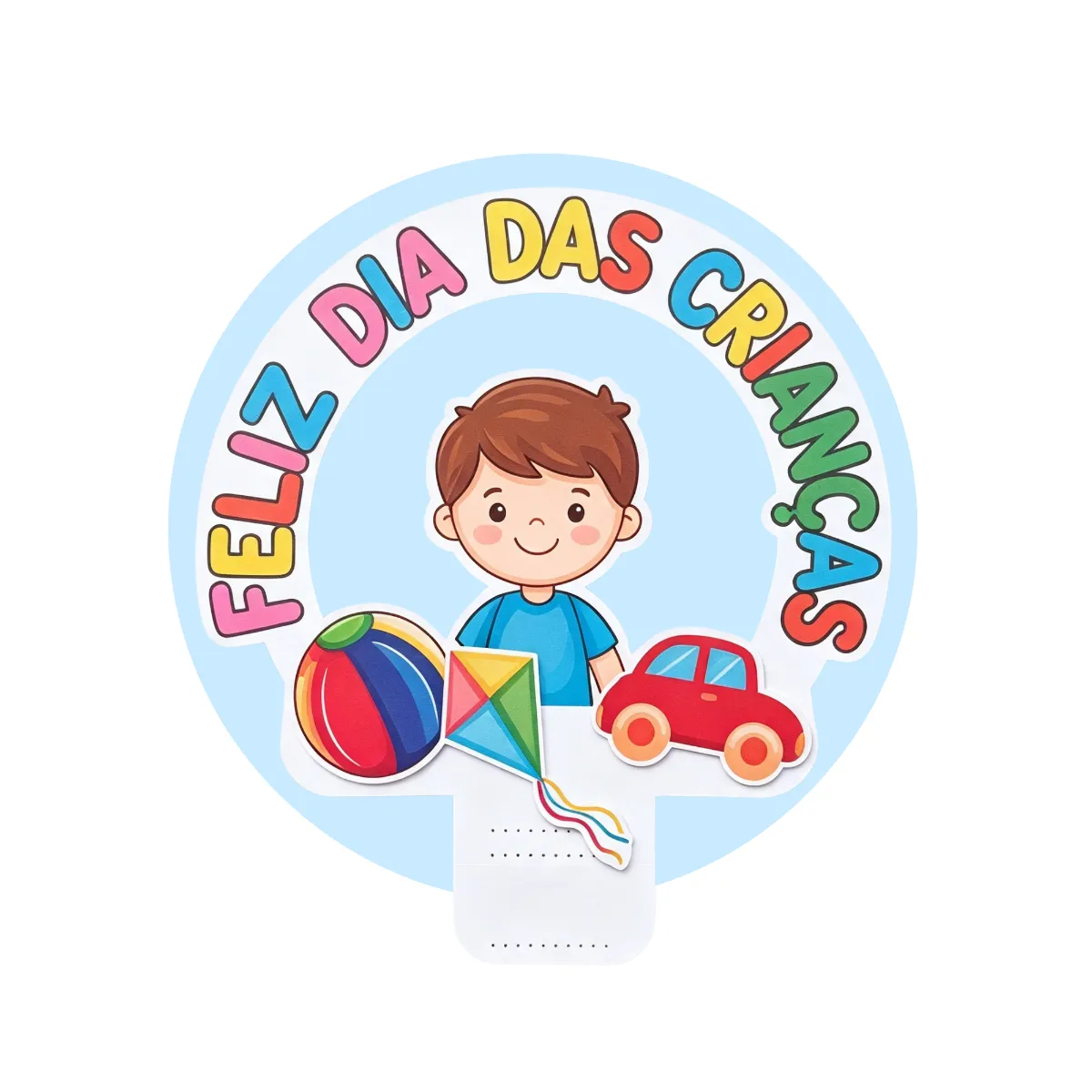 Lembrancinha Dia das Crianças - Tag Circular Brinquedos Educação Infantil Pdf — amostra 2: Detalhes do Produto