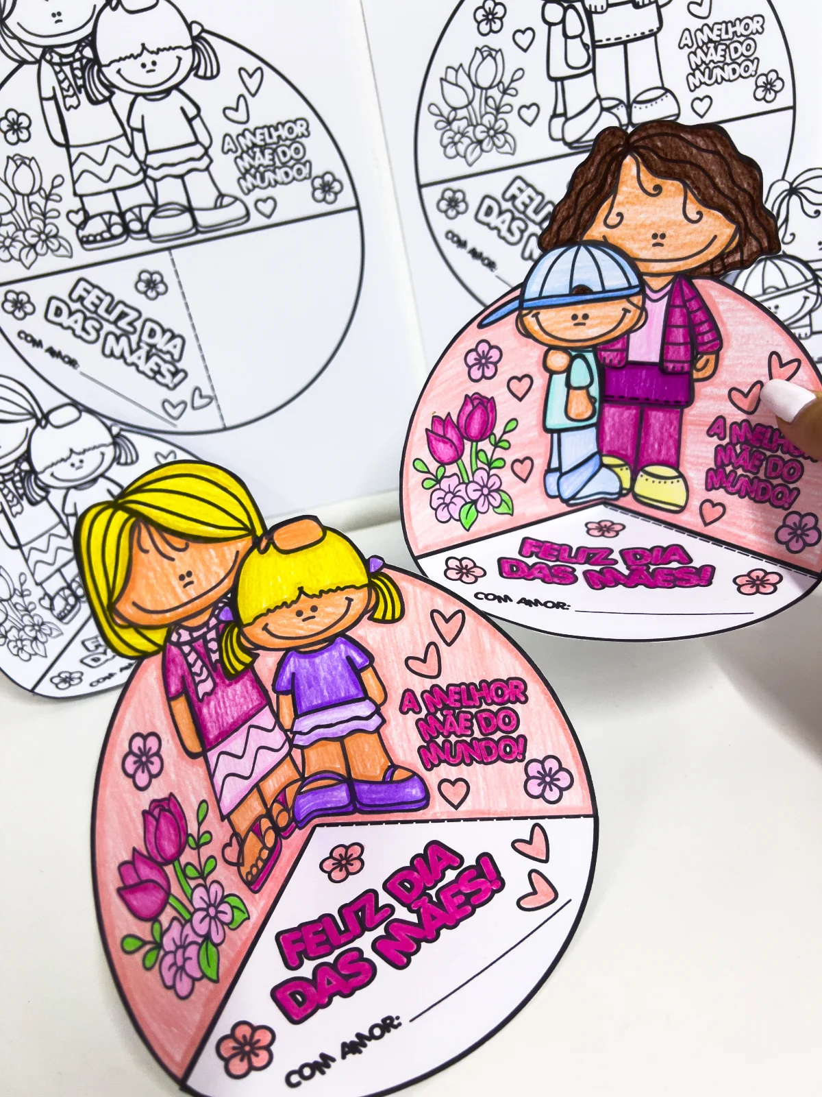 Lembrancinha Dia das Mães para Colorir – Atividade Interativa para Imprimir — amostra 5: A Lembrancinha Interativa de Dia…