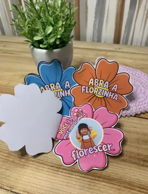 Lembrancinha dia das mães você é o motivo do meu florescer — capa do material