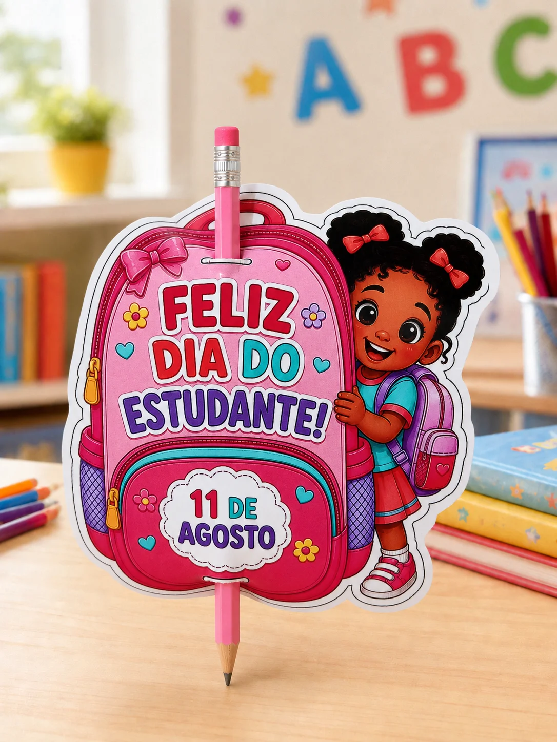 🎒✨ LEMBRANCINHA DIA DO ESTUDANTE ✨🎒 — amostra 2: Uma opção linda, econômica e cheia de carinho para presentear seus…