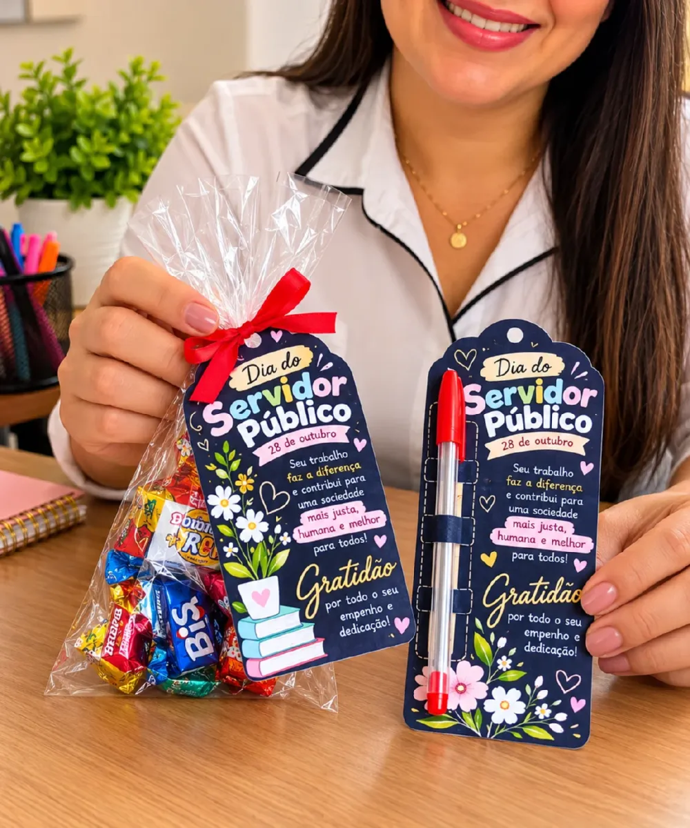 Lembrancinha – Dia do Servidor Público / Homenagem🎁🎁 — Alfabetização para Todas as séries: Linda lembrancinha para…