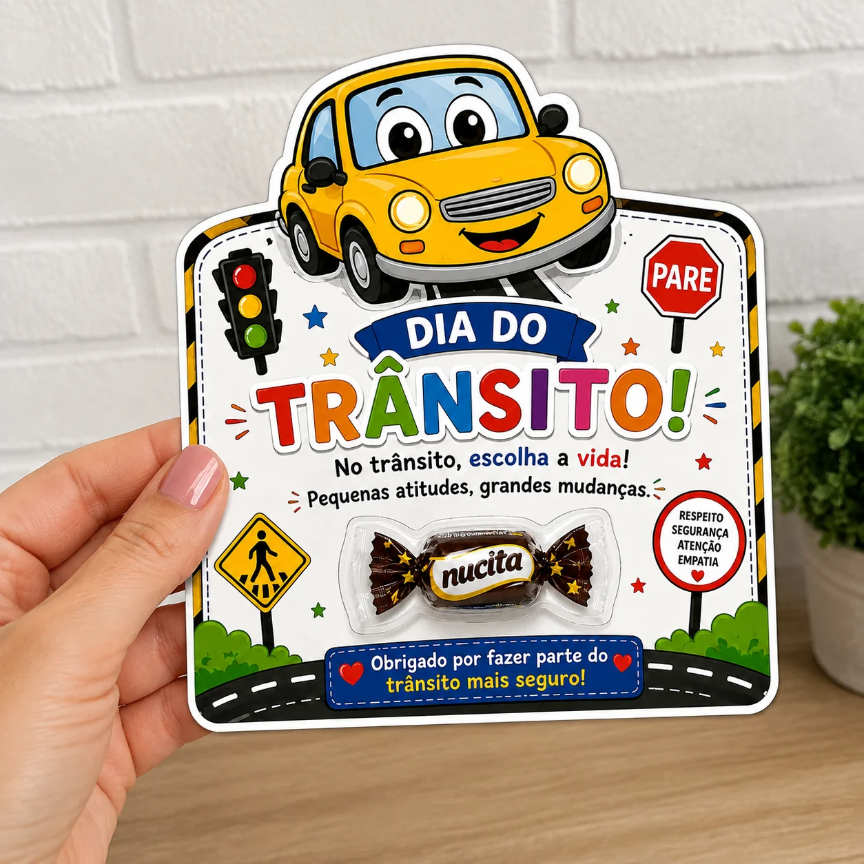 Lembrancinha dia do trânsito - imprimivel — Datas comemorativas para Todas as séries: Lembrancinha Dia do Trânsito 🚗…