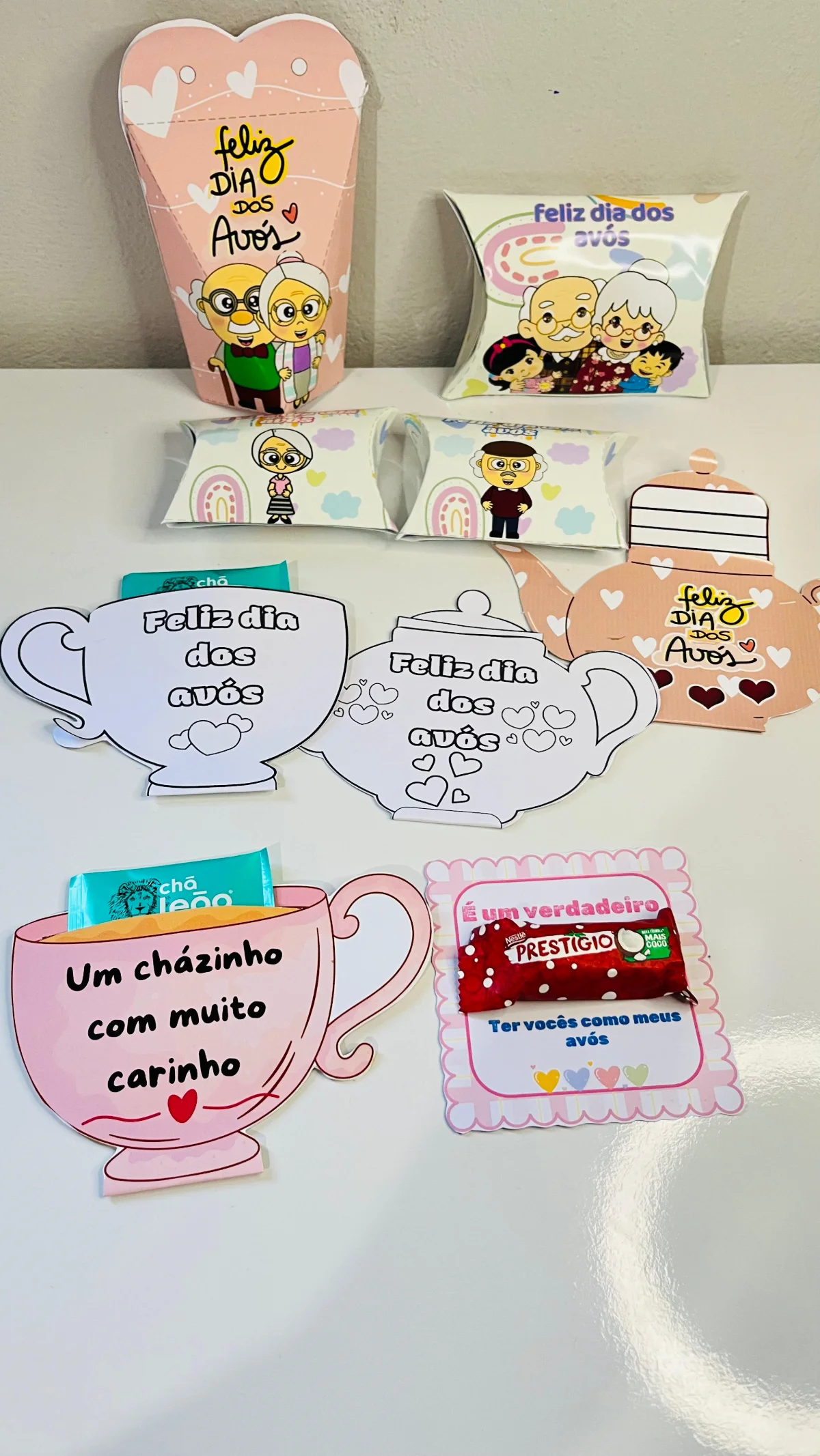 Lembrancinha Dia dos Avós — amostra 1: Surpreenda os vovôs e as vovós com uma lembrancinha delicada e cheia de carinho