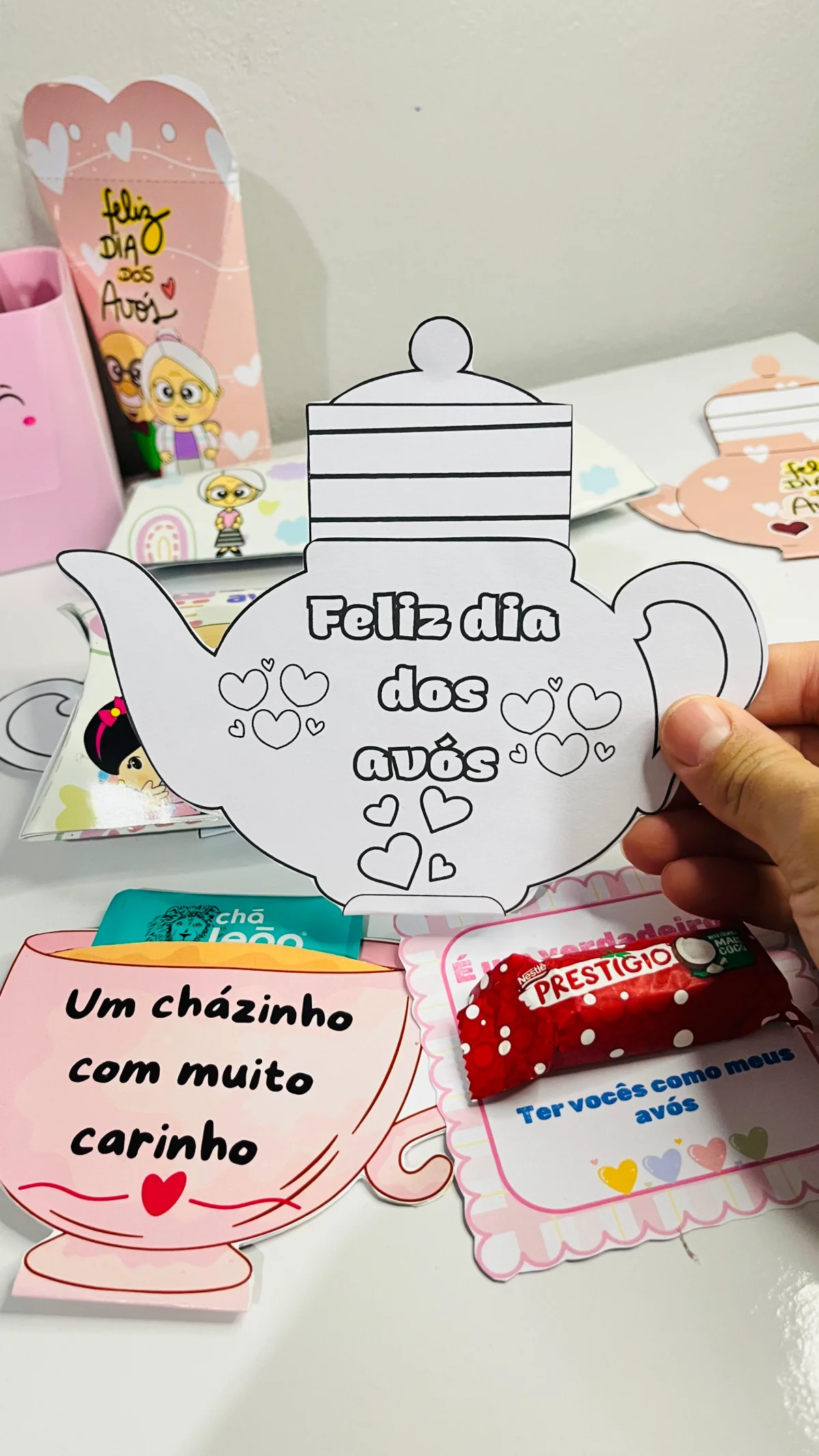 Lembrancinha Dia dos Avós — amostra 3: Surpreenda os vovôs e as vovós com uma lembrancinha delicada e cheia de carinho