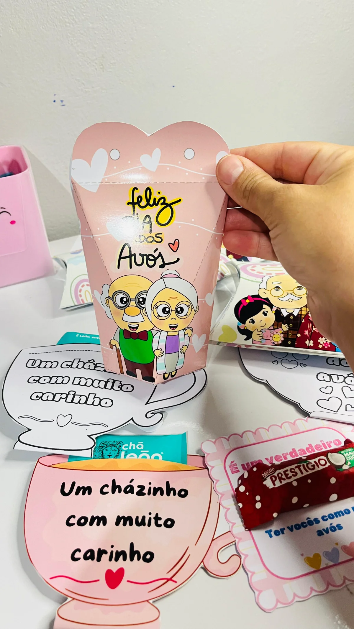 Lembrancinha Dia dos Avós — amostra 5: Surpreenda os vovôs e as vovós com uma lembrancinha delicada e cheia de carinho