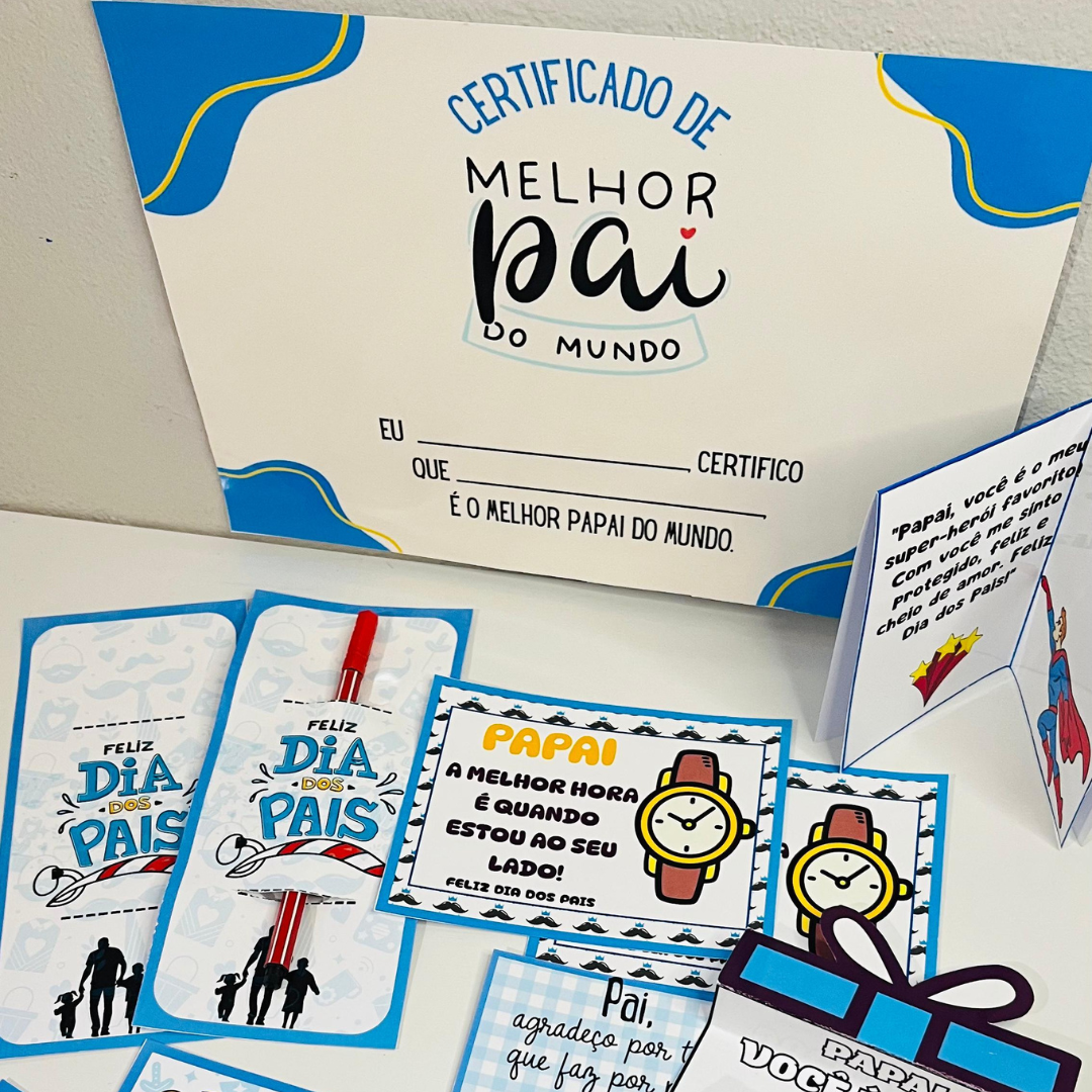 Lembrancinha dia dos pais – Material Pedagógico — Datas comemorativas para Todas as séries: *Lembrancinha dia dos pais