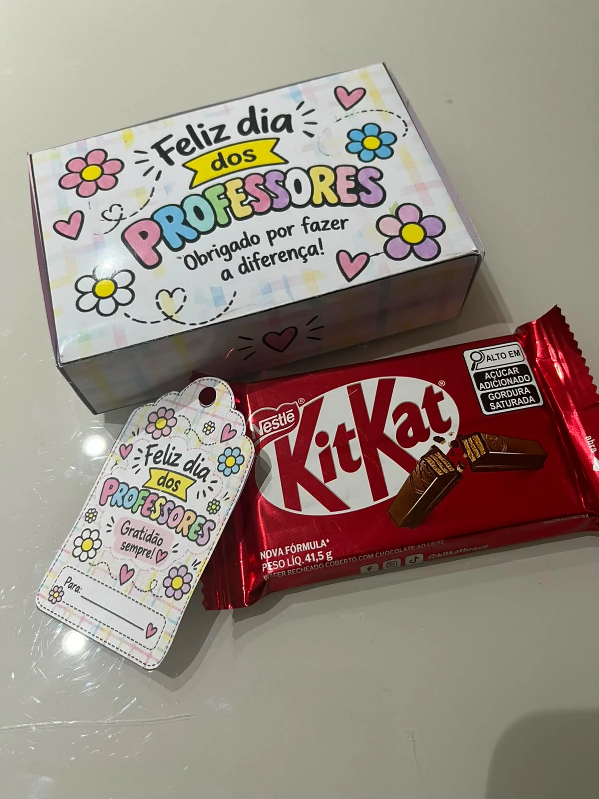 Lembrancinha Dia dos Professores – 2 Caixinhas + Tag — amostra 3: 🏷️ Tag Especial