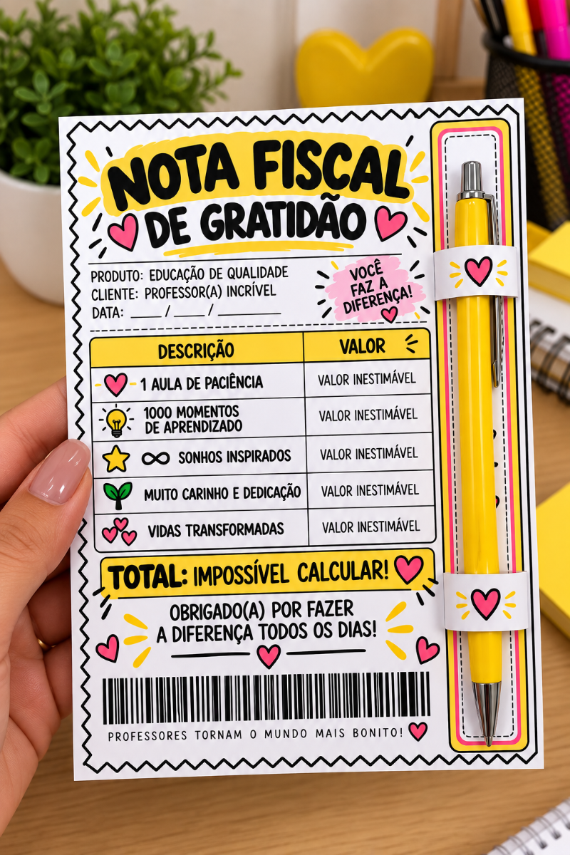 Lembrancinha Dia dos Professores para Imprimir | tags — amostra 1: Surpreenda os professores com uma lembrancinha criativa,…