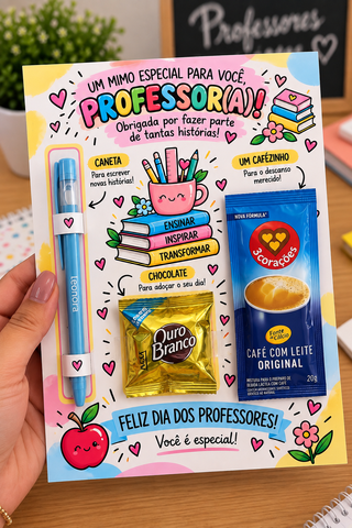 Lembrancinha Dia dos Professores para Imprimir | tags — capa do material