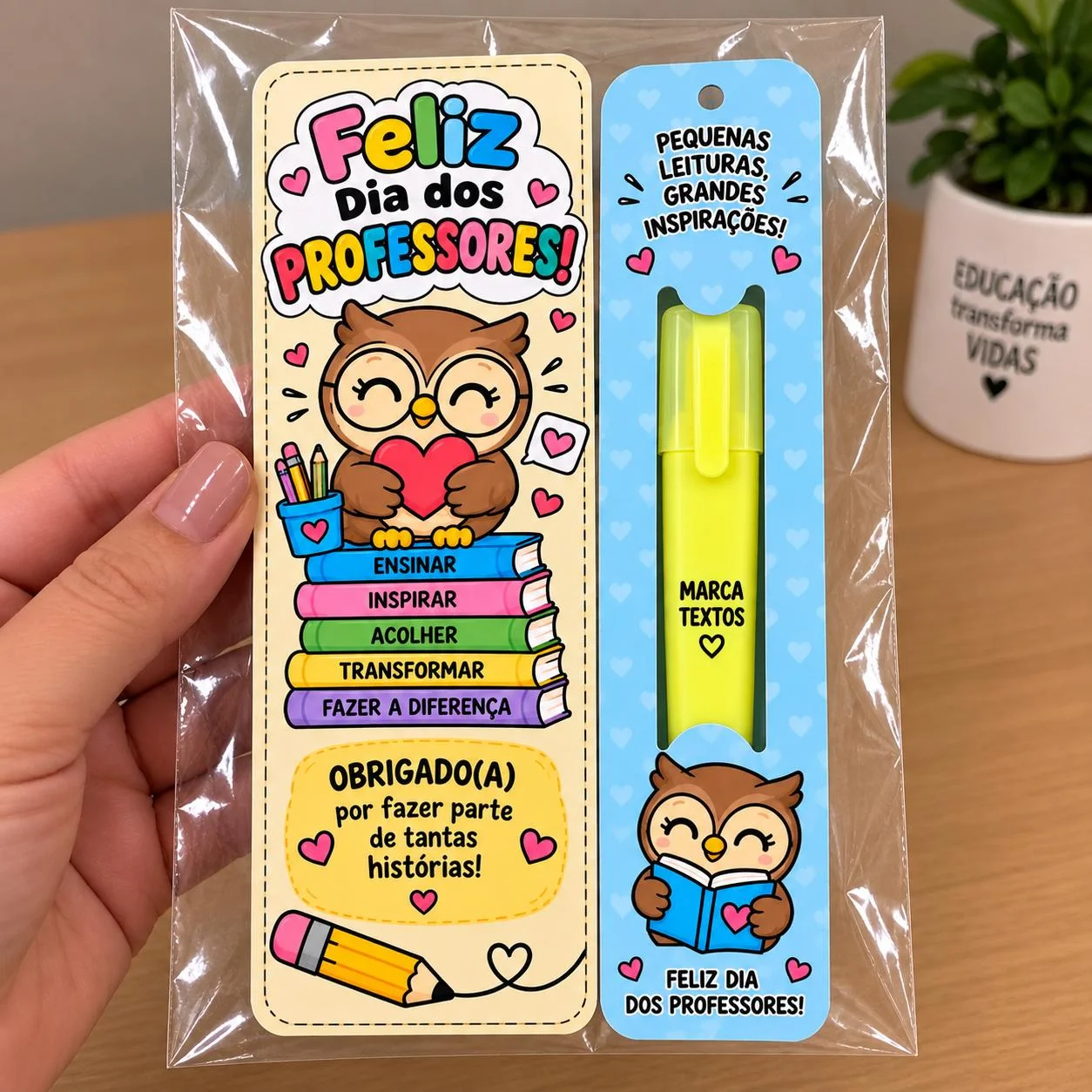 📚 Lembrancinha Dia dos Professores — Pronta para Presentear! 🌟 — Alfabetização para Educação Infantil: Uma lembrancinha…