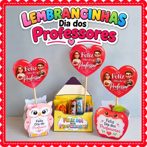 Lembrancinha Dia Dos Professores — capa do material