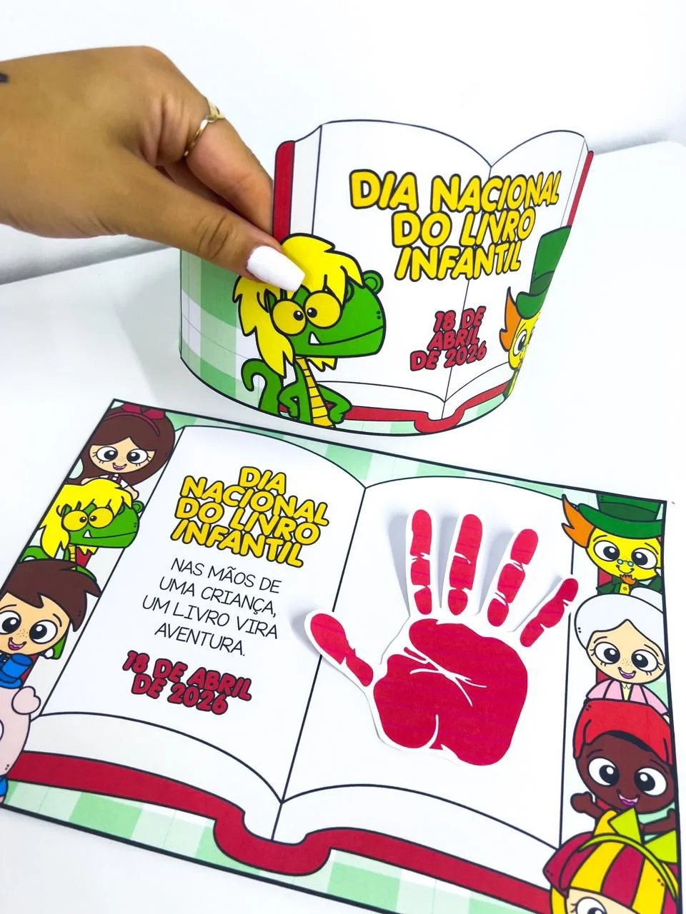 Lembrancinha e coroa dia do livro — amostra 1: *Lembrancinhas Dia do Livro*–Sítio do Picapau Amarelo Um material pedagógico…