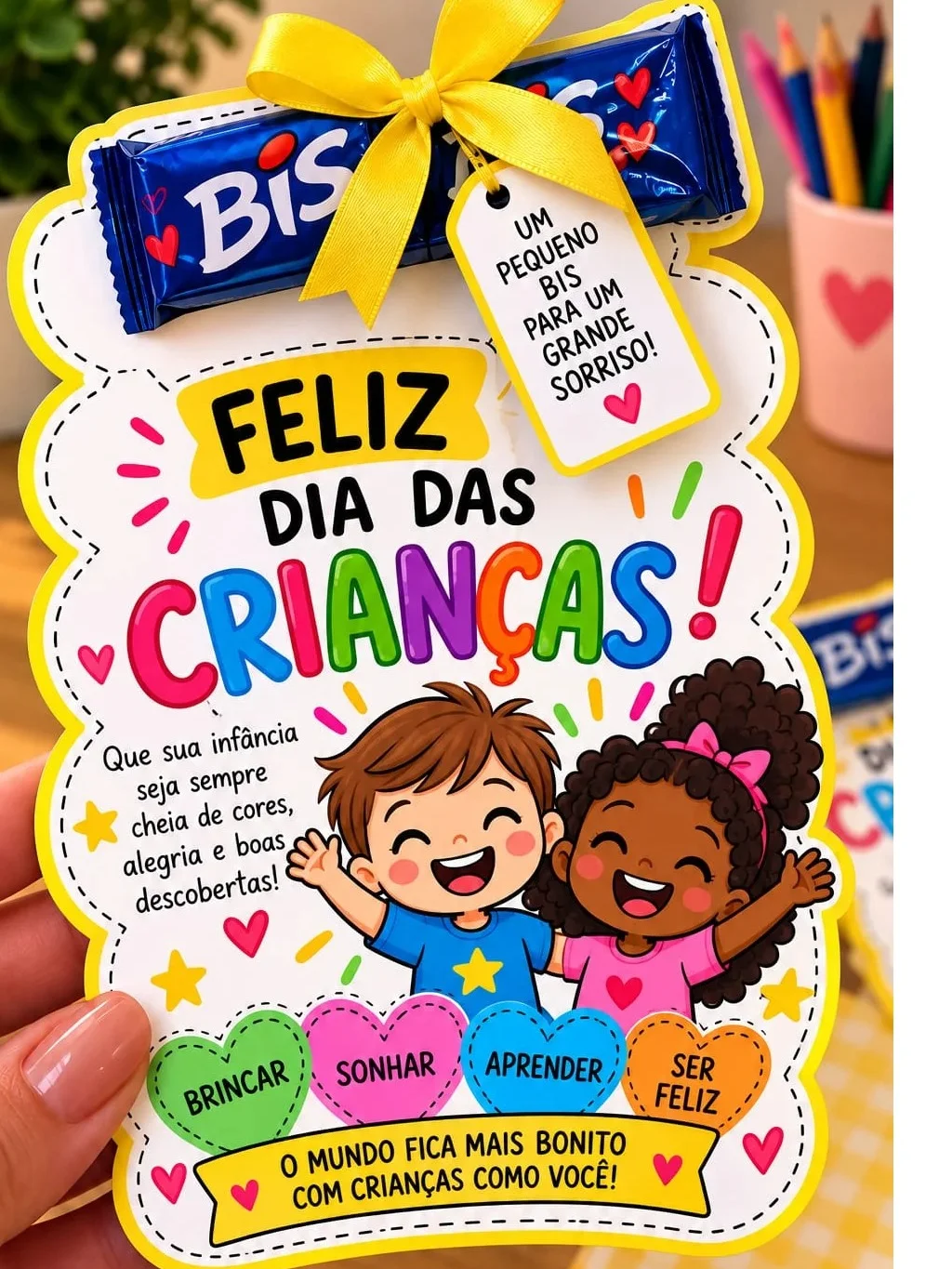 Lembrancinha especial para o Dia das Crianças — amostra 1: 🎀✨* Lembrancinha especial para o Dia das Crianças! *✨🎀
