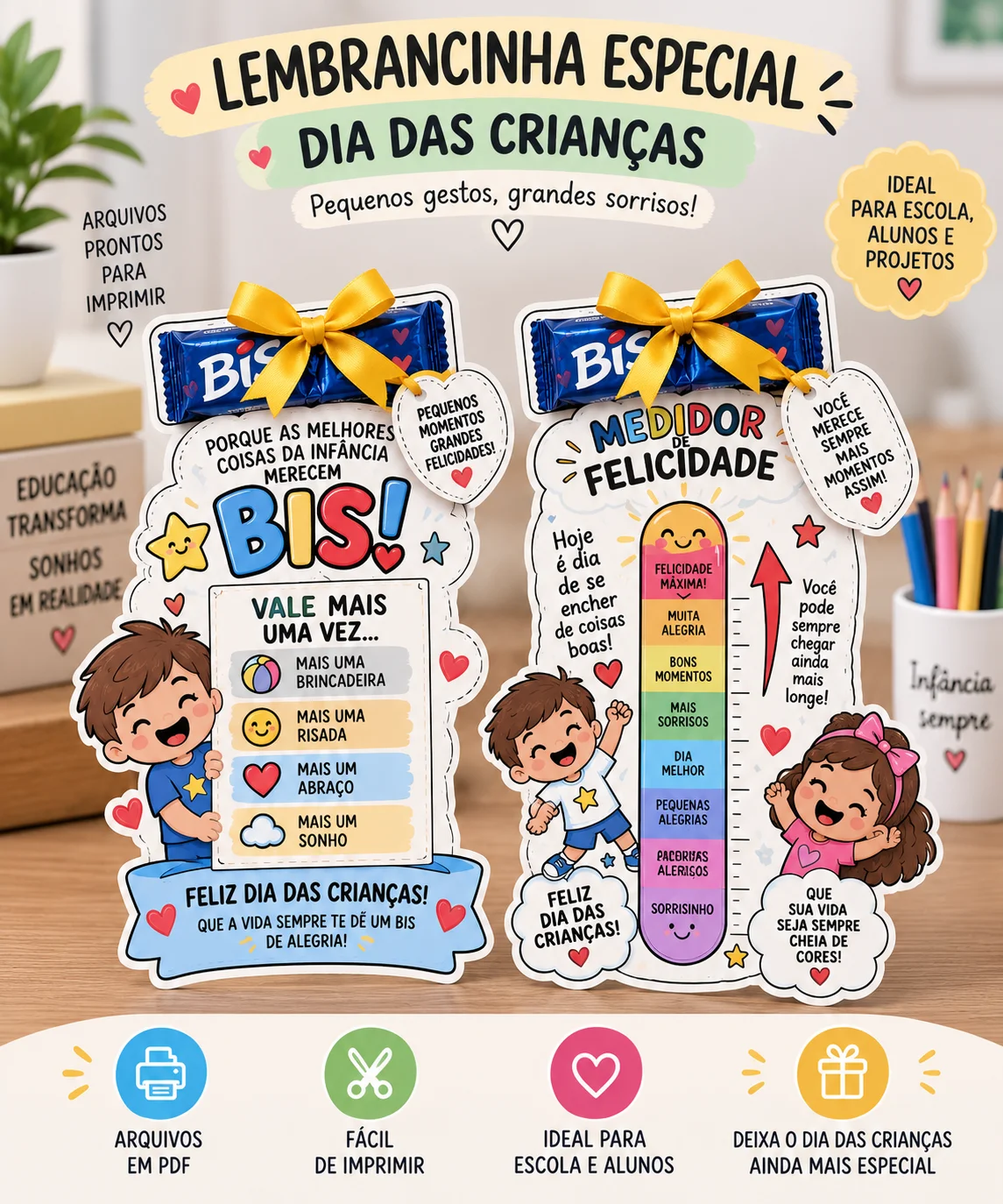Lembrancinha especial para o Dia das Crianças — capa do material