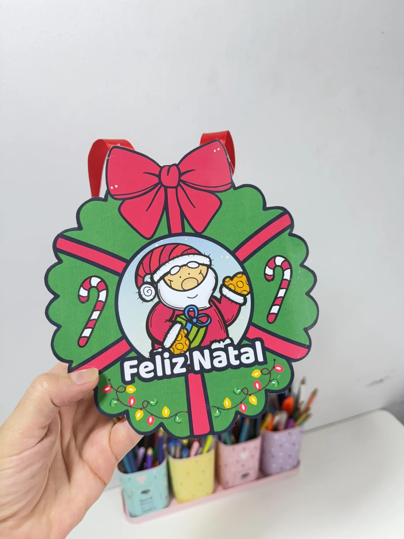 Lembrancinha Guirlanda de Natal — amostra 2: Natal com muito encanto