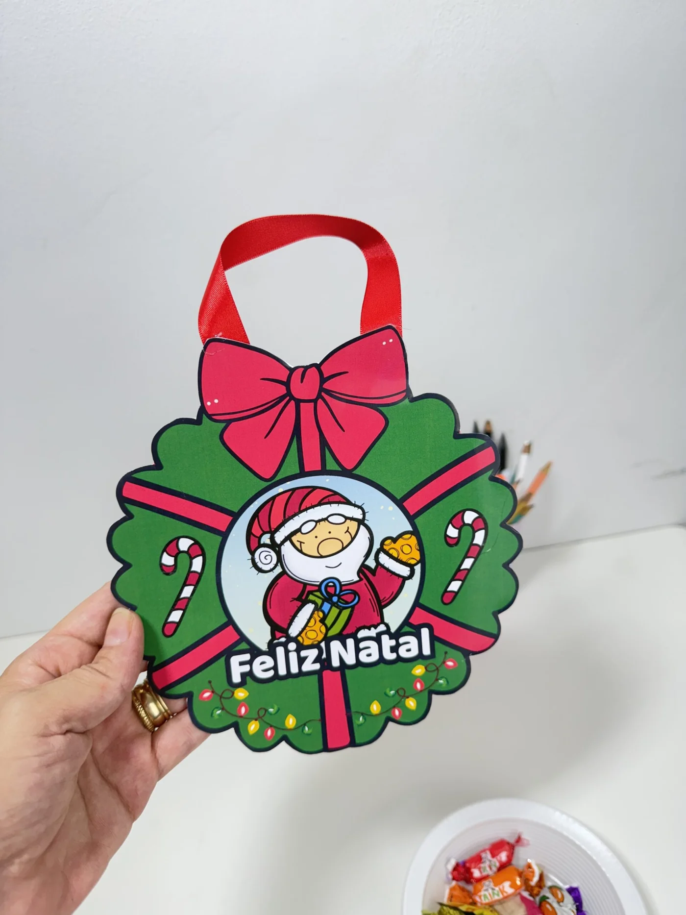 Lembrancinha Guirlanda de Natal — amostra 3: Natal com muito encanto