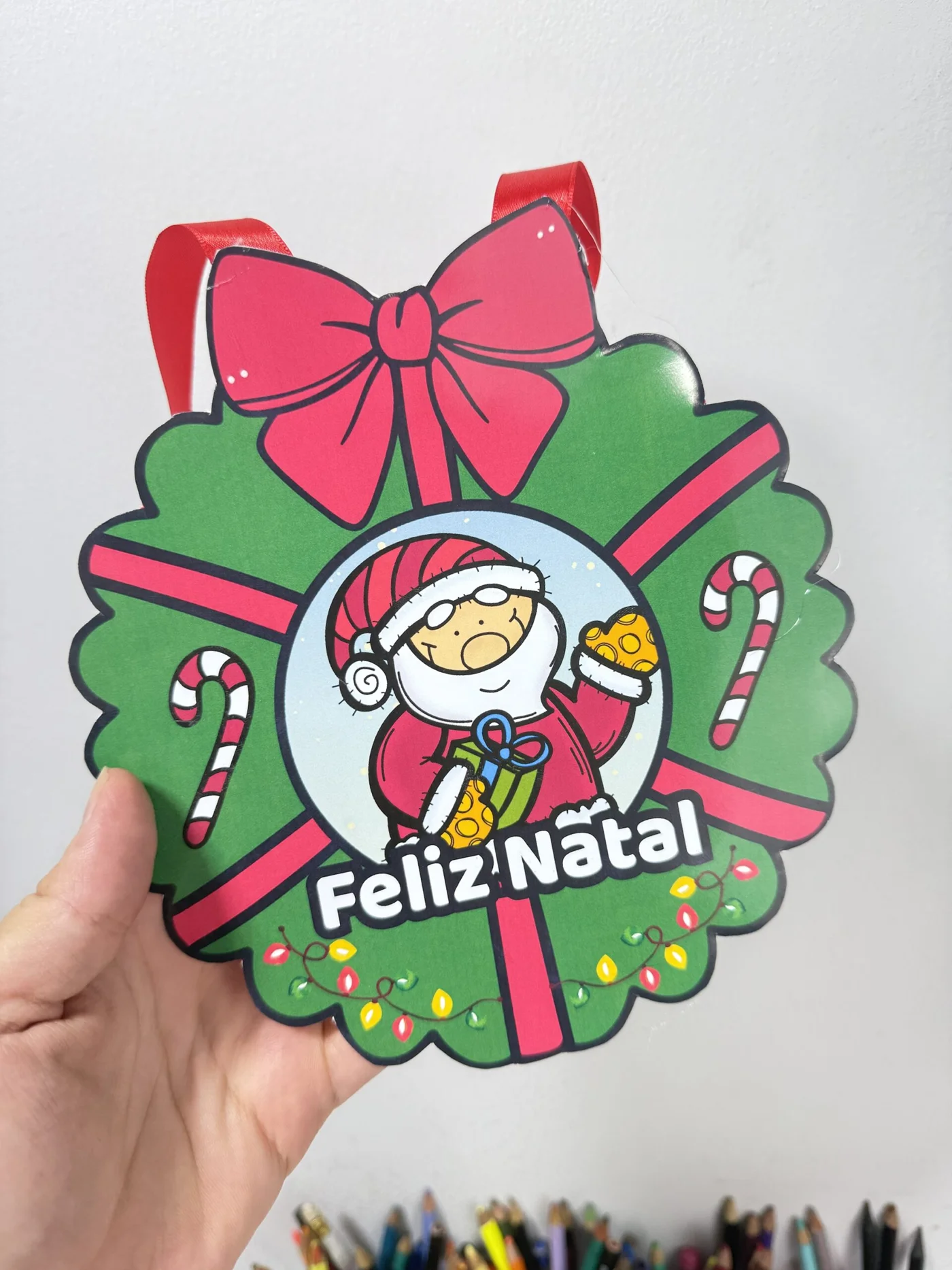 Lembrancinha Guirlanda de Natal — amostra 4: Natal com muito encanto