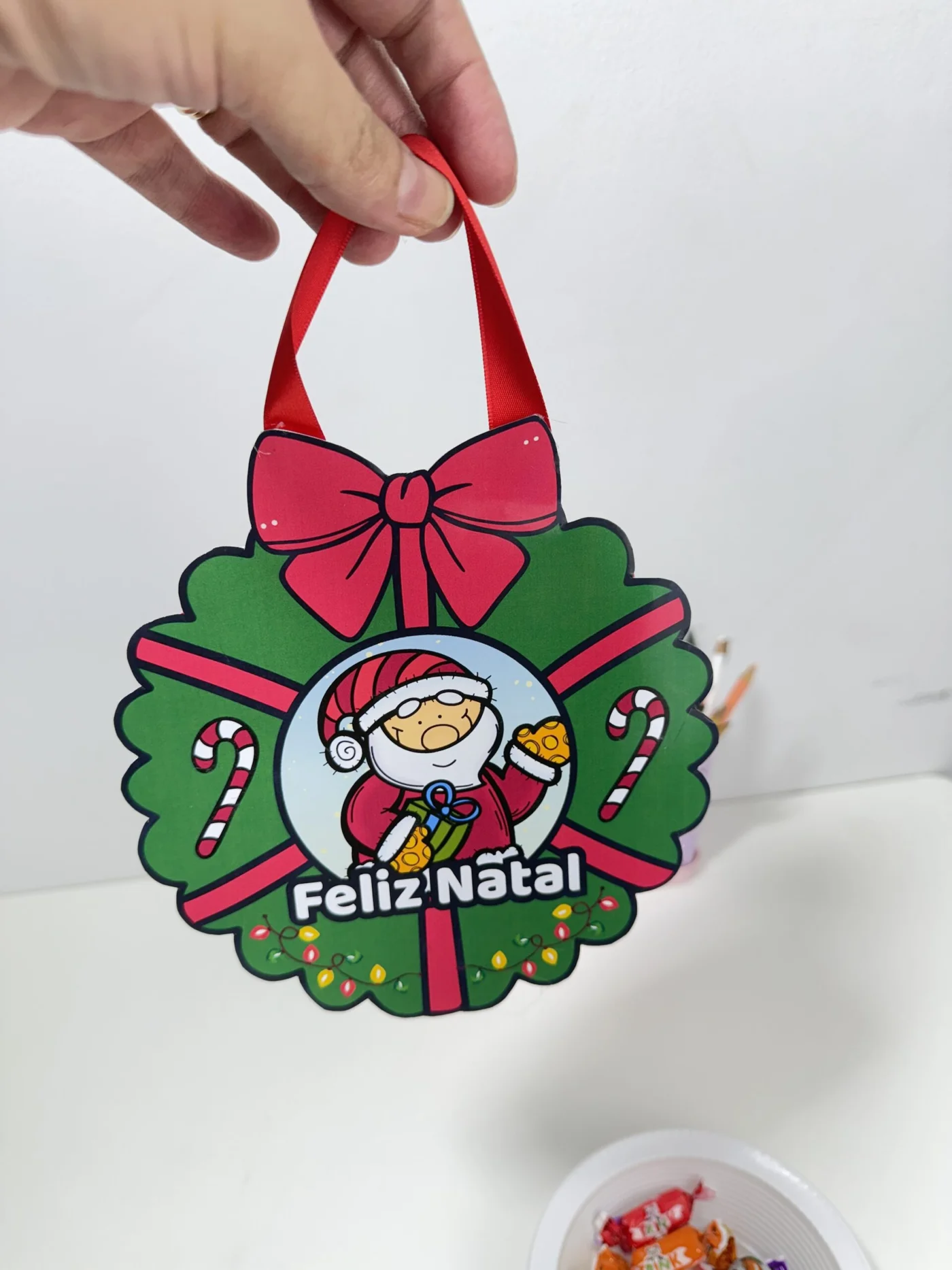 Lembrancinha Guirlanda de Natal — Datas comemorativas para Educação Infantil: Natal com muito encanto