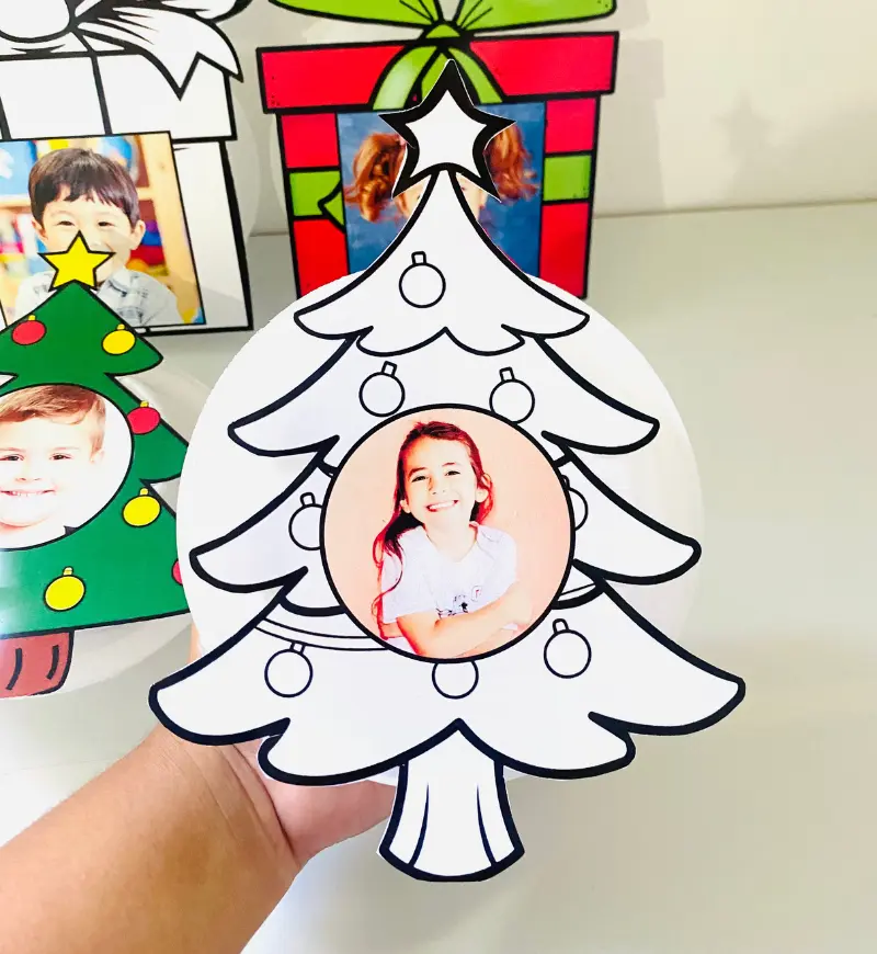 Lembrancinha Natalina com Pratinhos e Foto para Personalizar — amostra 2: O que acompanha o material