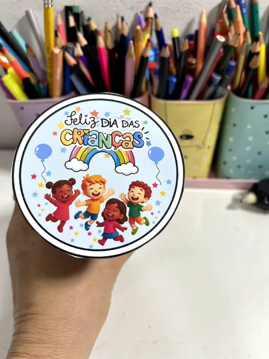 Lembrancinha no Copo para o Dia das Crianças – PDF — Alfabetização para Educação Infantil: Lembrancinha no copo para o Dia…
