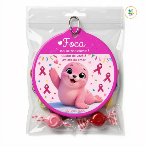 Lembrancinha Outubro Rosa para Imprimir - Educação Infantil — capa do material