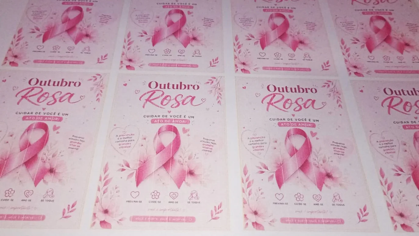 LEMBRANCINHA OUTUBRO ROSA PRONTO PARA IMPRIMIR pdf — amostra 6: Lembrancinha Outubro Rosa pronta para imprimir em PDF