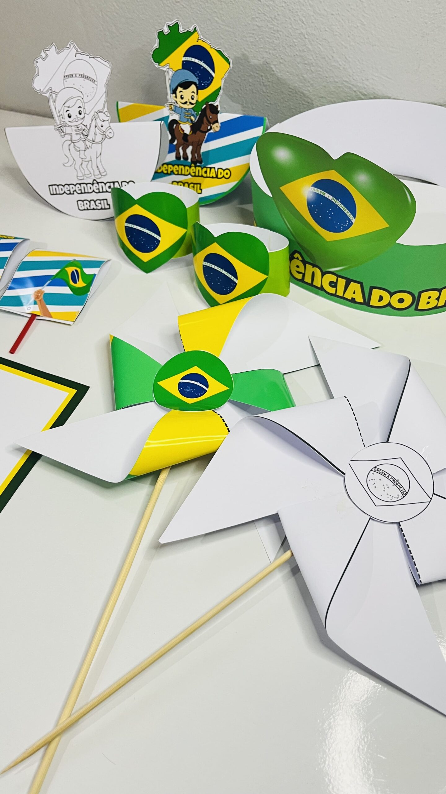 Lembrancinha semana da pátria – PDF para Imprimir — capa do material