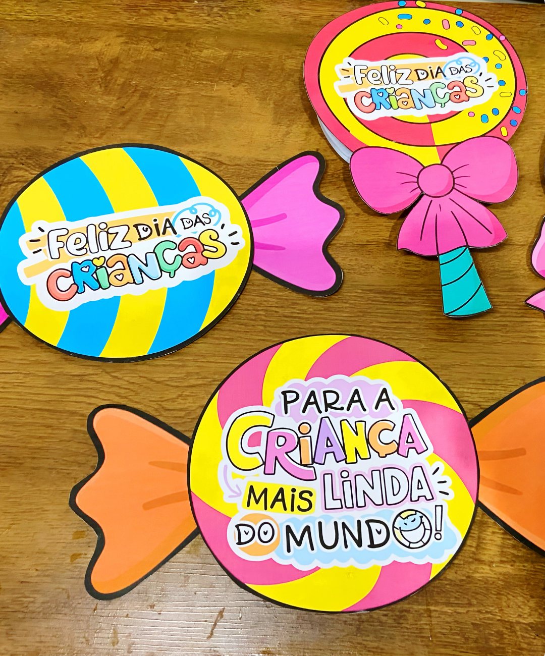 Lembrancinhas de Dia das Crianças para imprimir — amostra 2: Como preparar e usar em sala