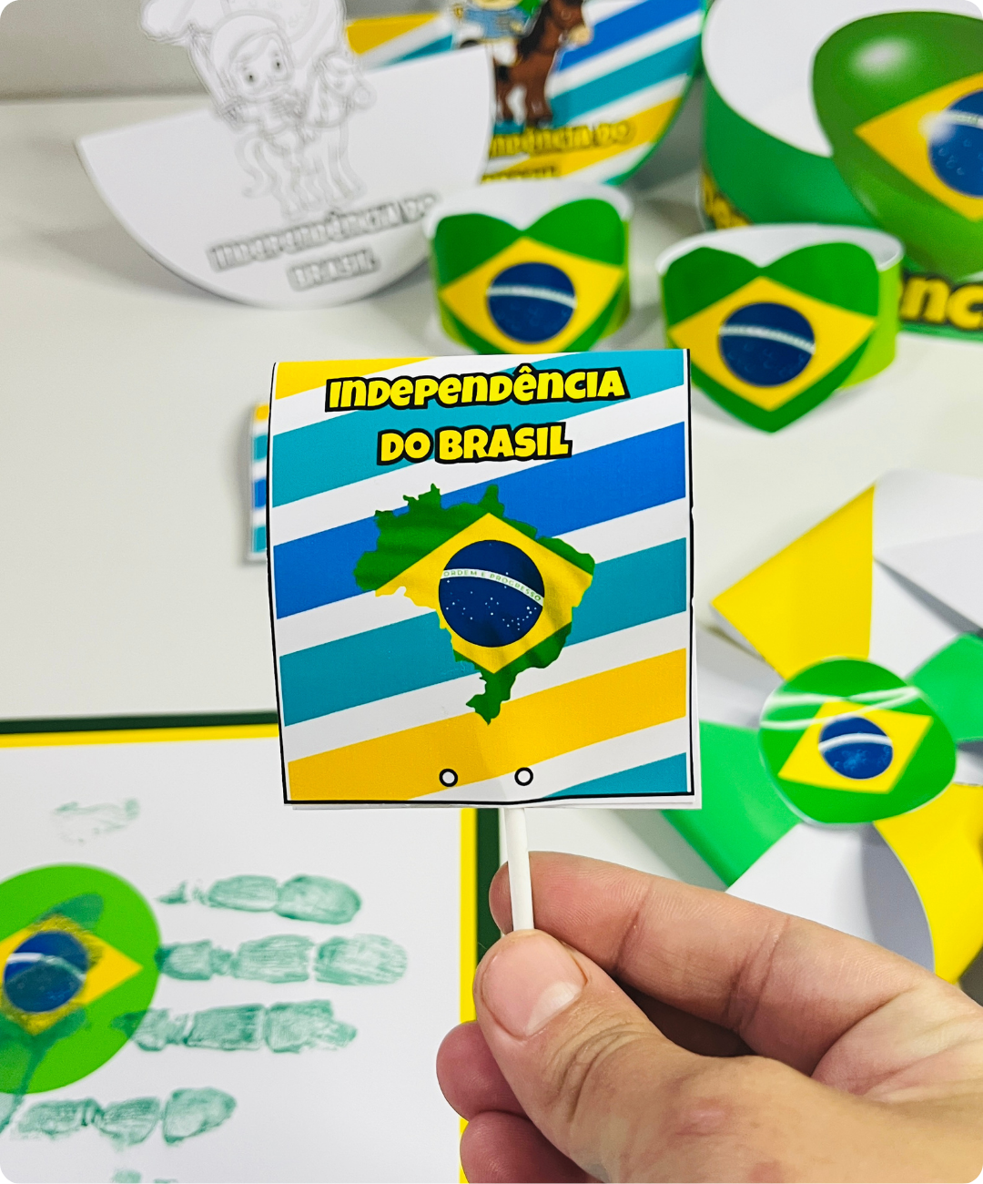 Lembrancinhas de Semana da Pátria para imprimir — amostra 4: Para quem este material é indicado