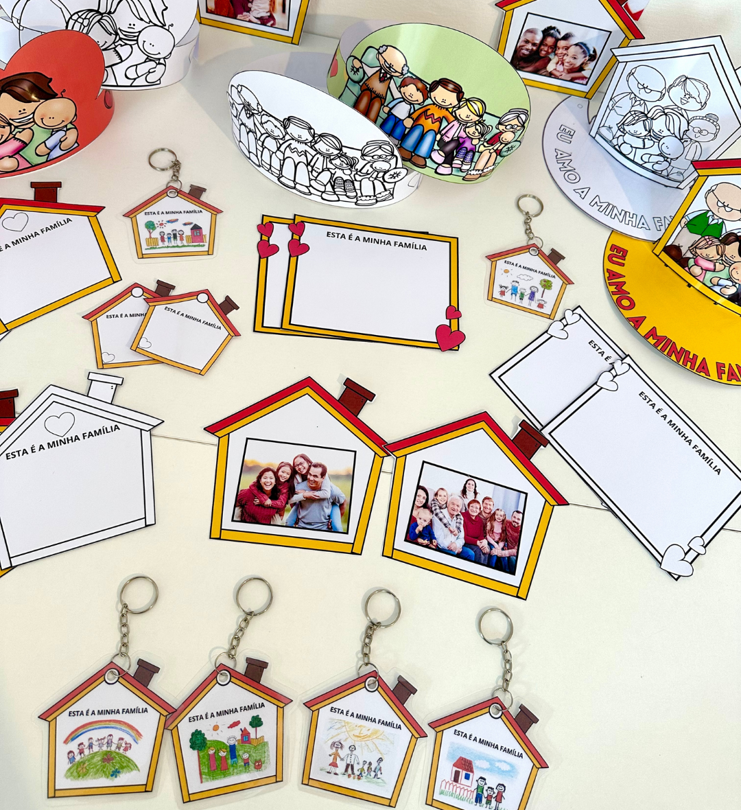 Lembrancinhas Dia da Família: Kit em PDF com Moldura — amostra 4: Para quem é indicado