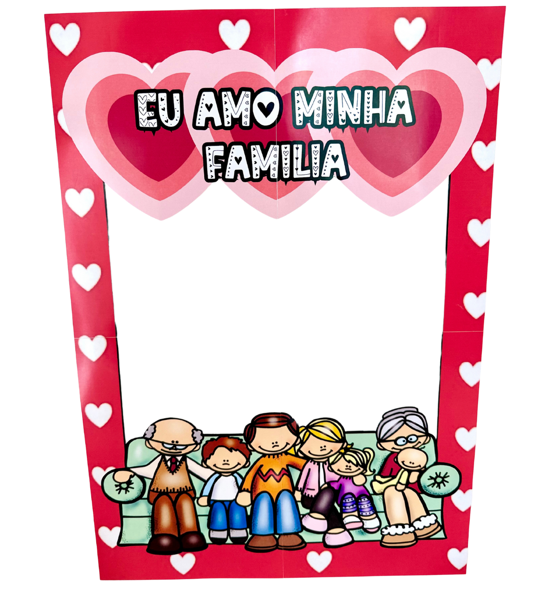 Lembrancinhas Dia da Família: Kit em PDF com Moldura — amostra 6: Trabalhe o Dia da Família na Educação Infantil com um kit…