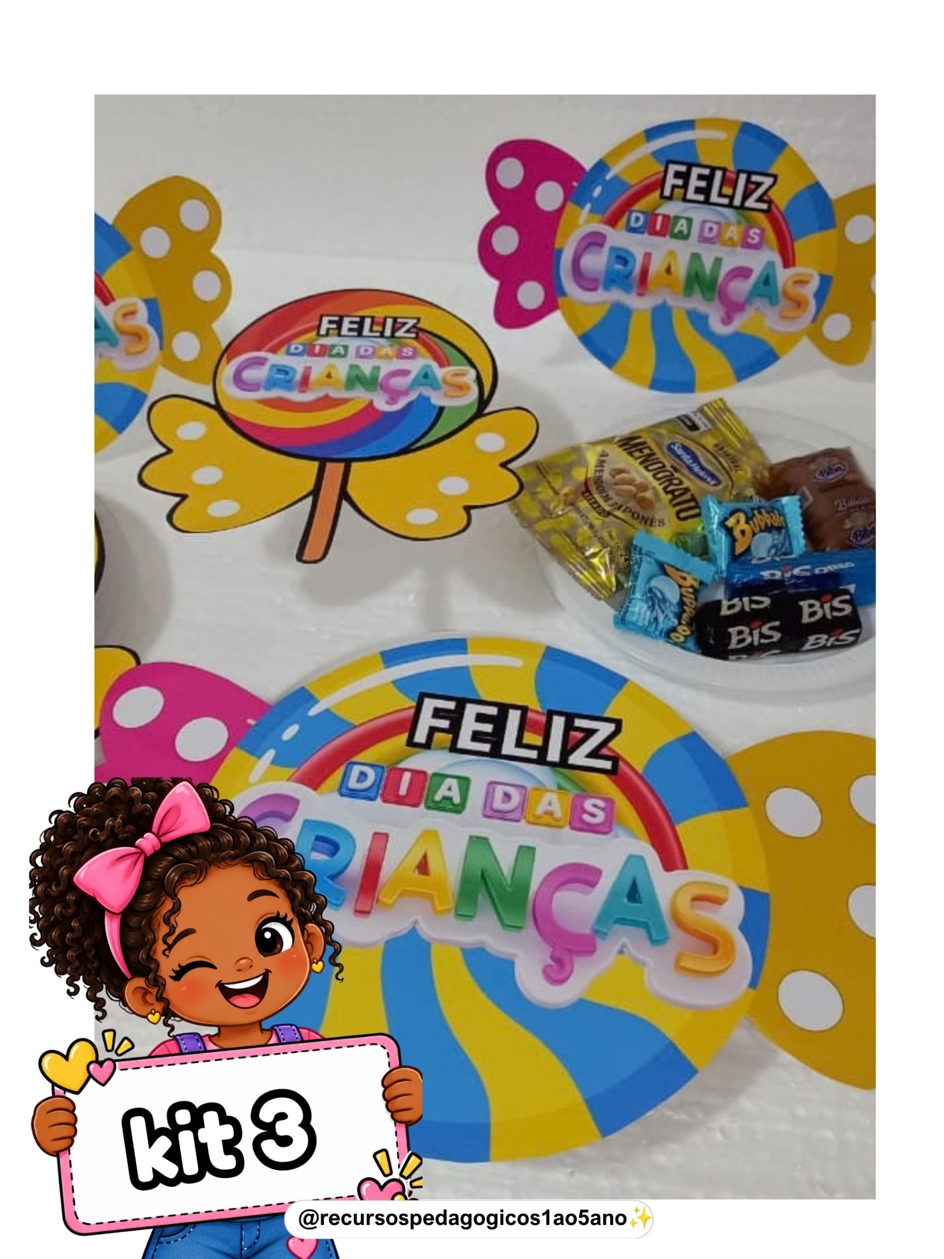 Lembrancinhas Dia das Crianças – 5 arquivos – PDF para Imprimir — amostra 4: Lembrancinhas Dia das Crianças – 5 arquivos…