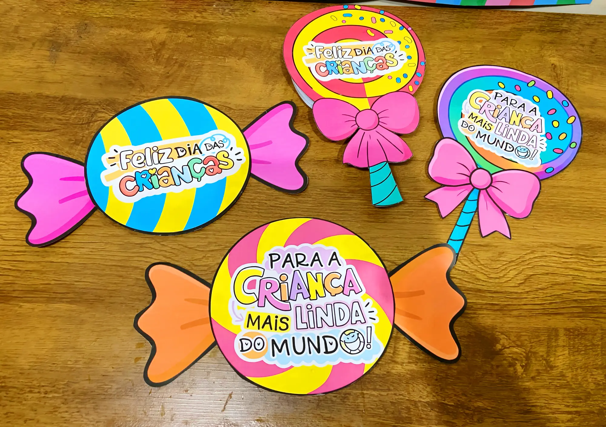 Lembrancinhas Dia das Crianças com Doces – para Imprimir em PDF — amostra 2: Ideal para professores, escolas e pais que…