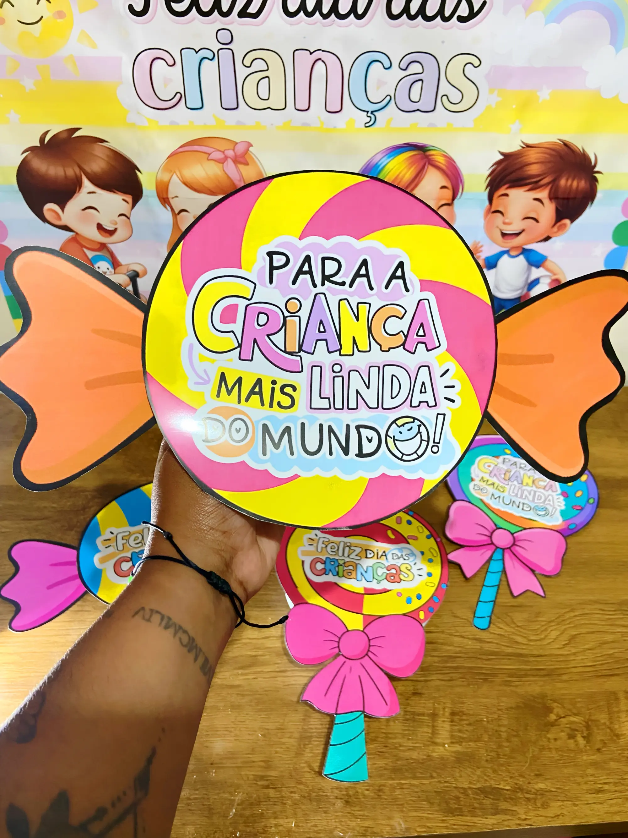 Lembrancinhas Dia das Crianças com Doces – para Imprimir em PDF — amostra 3: Ideal para professores, escolas e pais que…