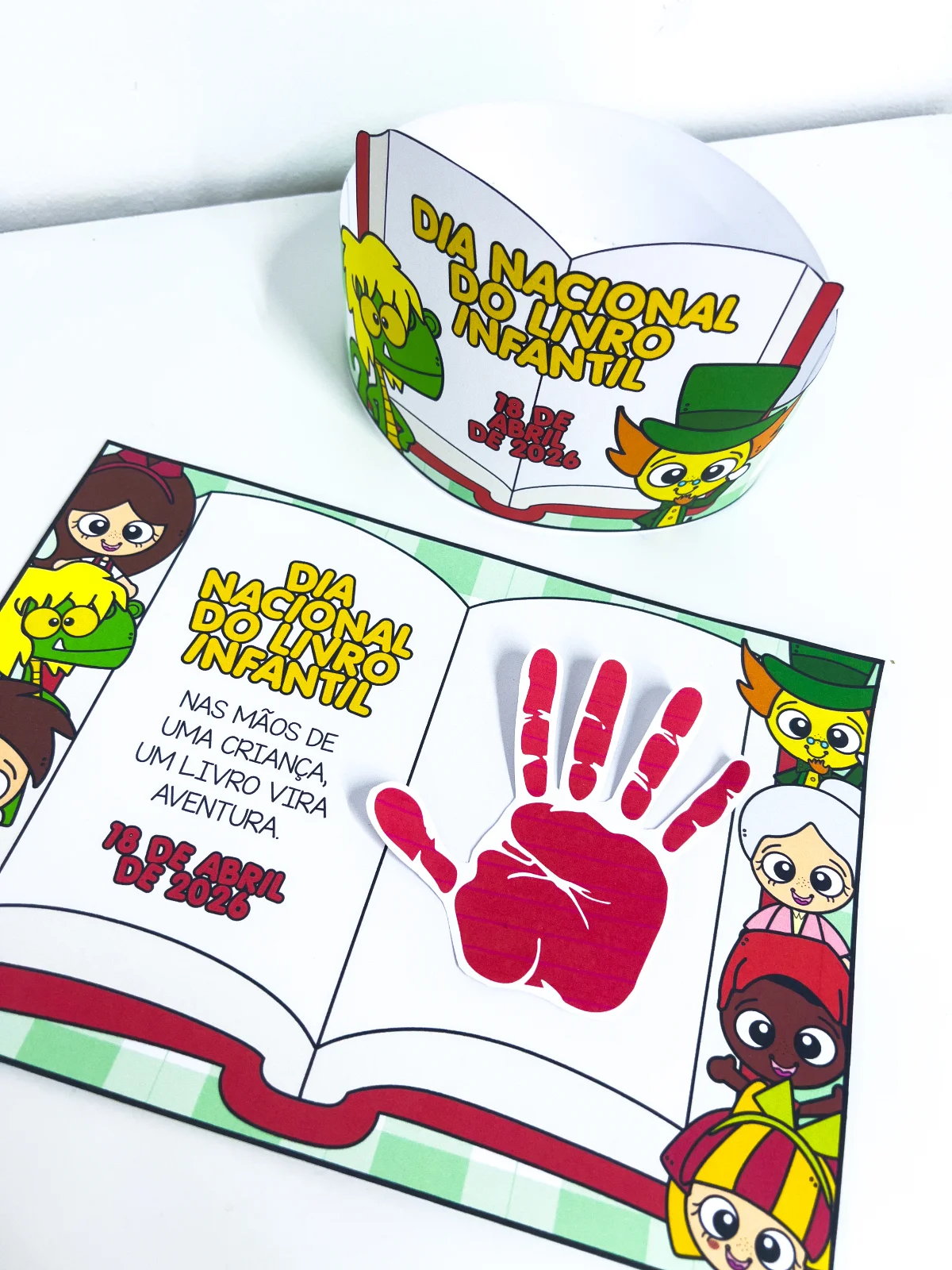 Lembrancinhas Dia do Livro Sítio do Picapau Amarelo — capa do material