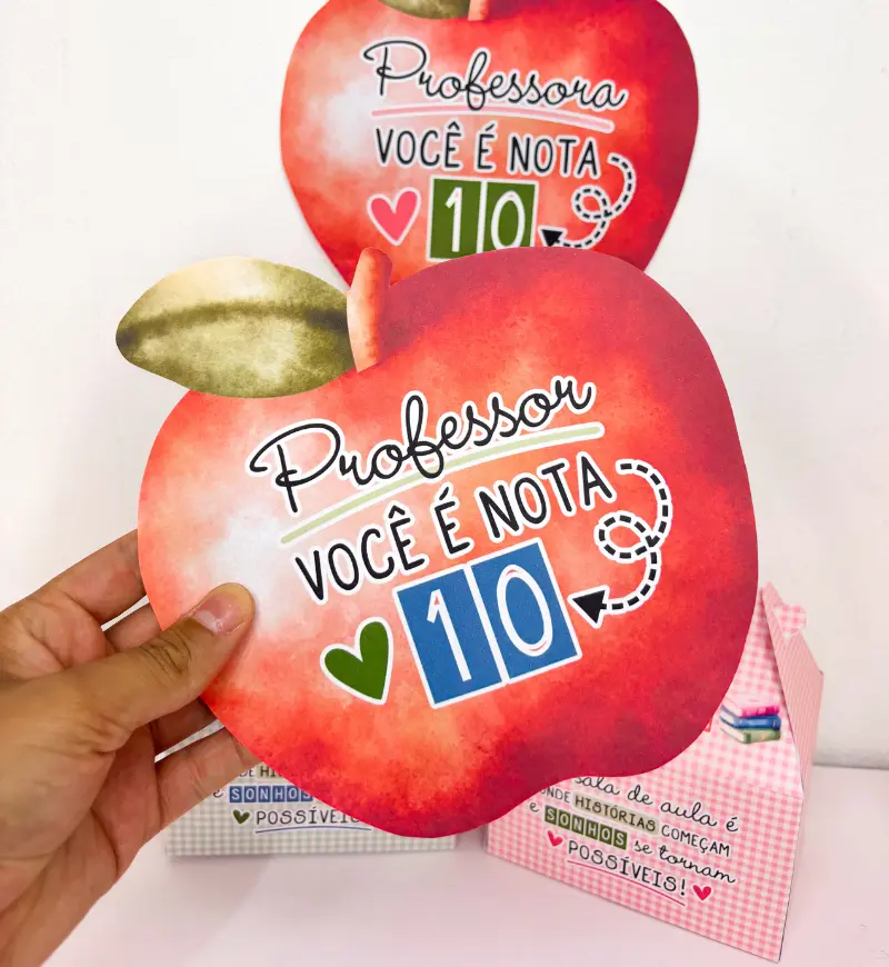 Lembrancinhas Dia dos Professores: Kit de Caixinhas em PDF — amostra 7: Prepare uma homenagem afetuosa com caixinhas para o…