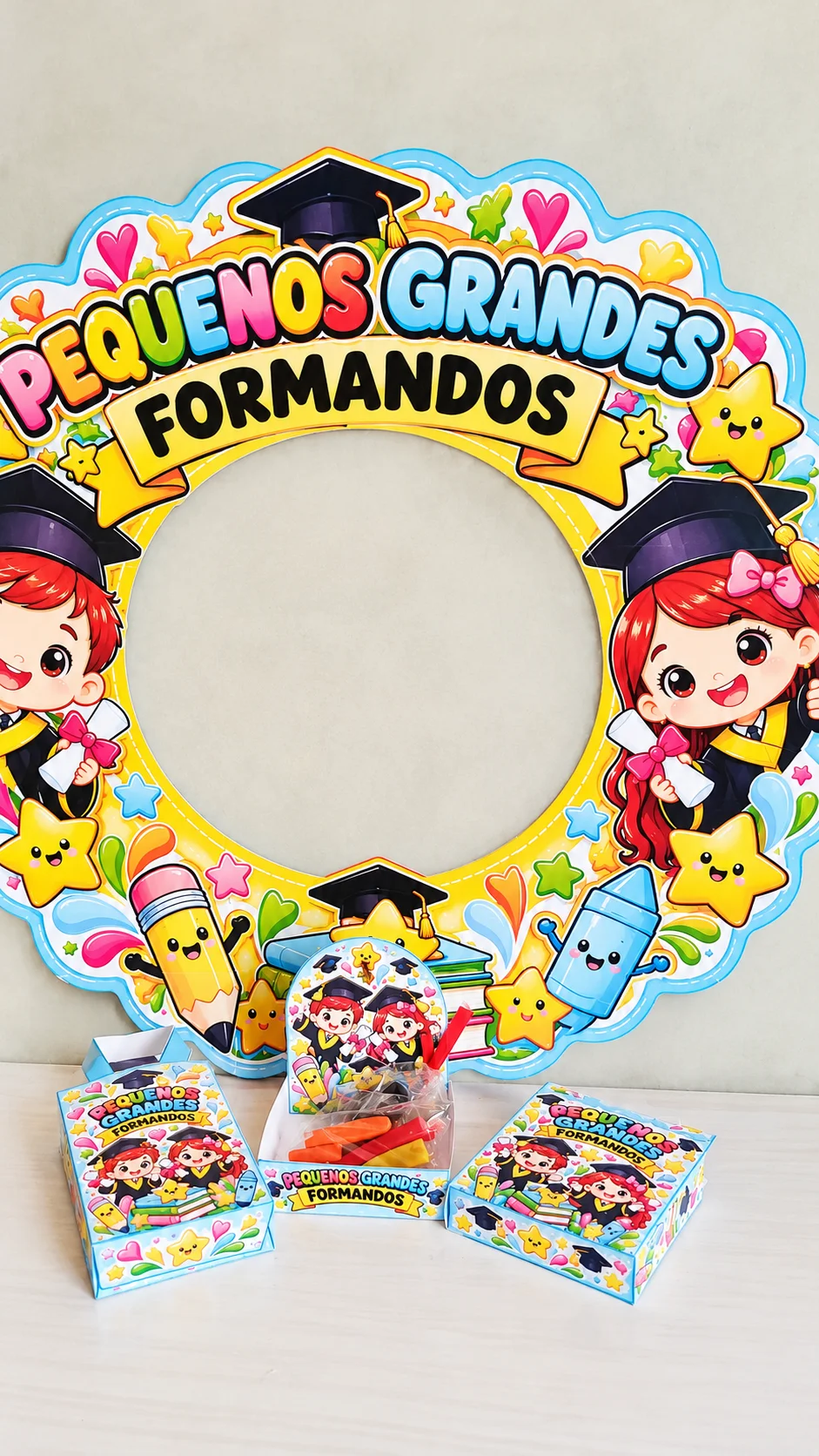 Lembrancinhas e Moldura de Formatura Infantil PDF — amostra 1: Deixe esse momento tão especial ainda mais lindo, lúdico e…